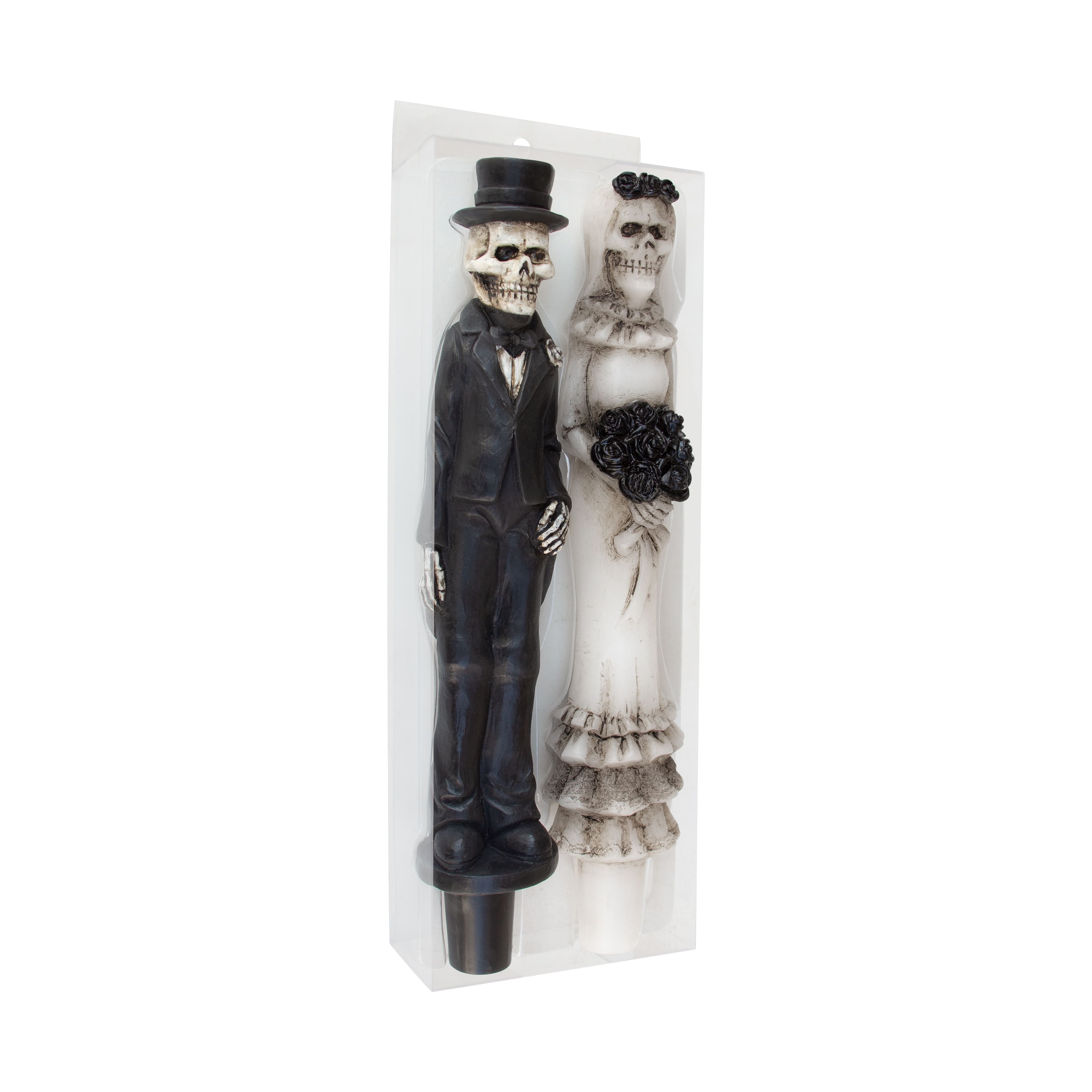 10" Bride & Groom Unscented Taper Candle Set by Ashland®