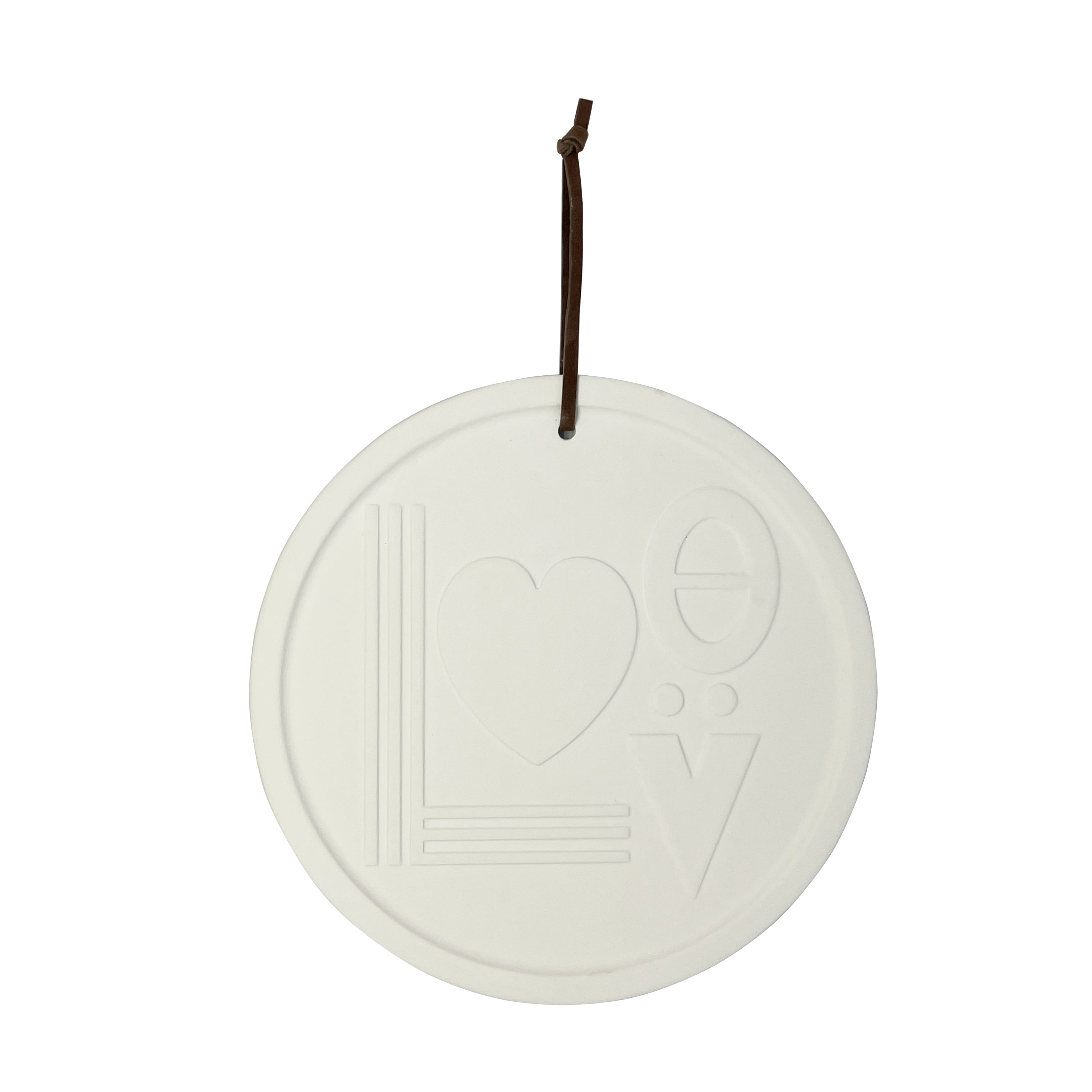 Jonathan Adler x Michaels 8" Love DIY Round Ceramic Plaque