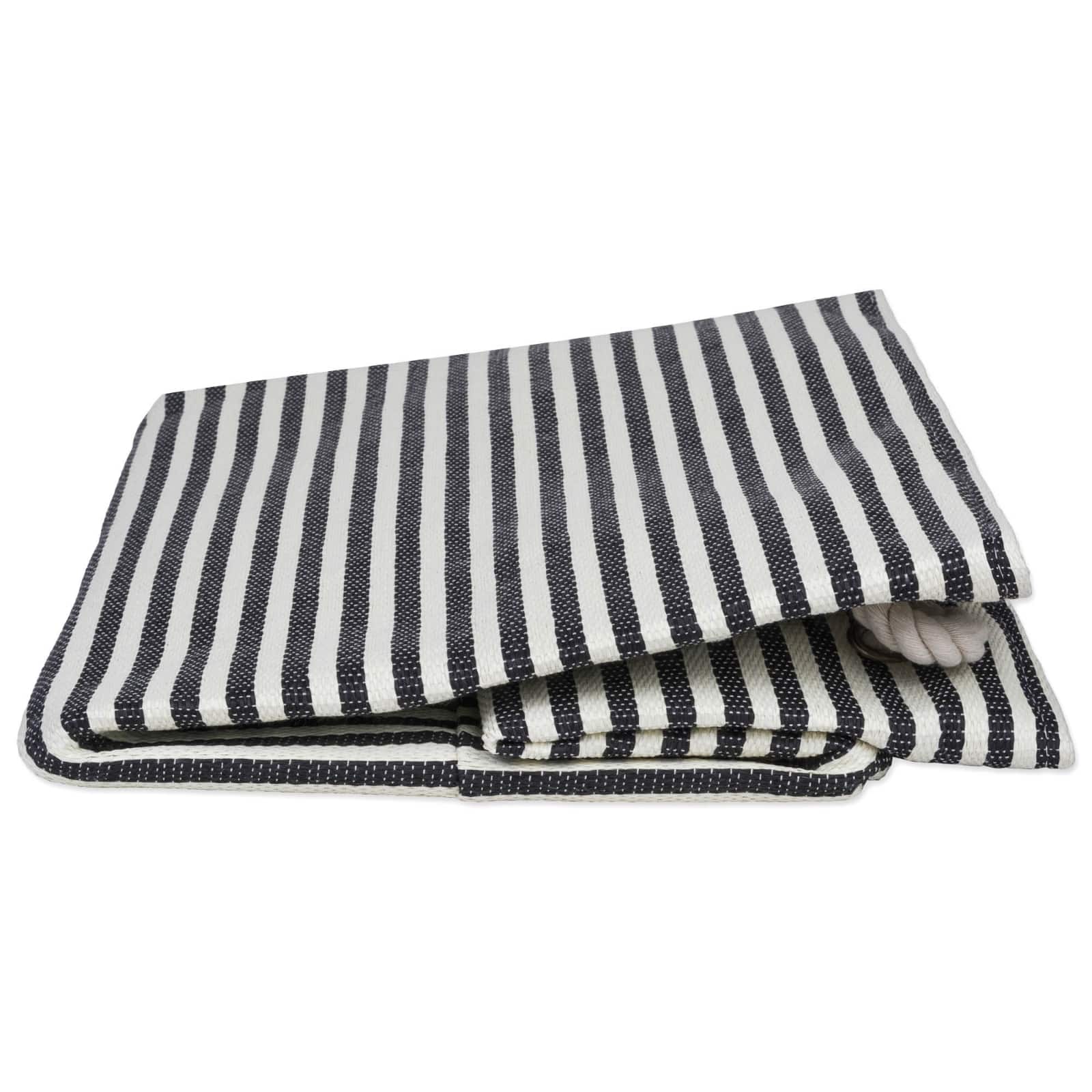 DII® Large Pinstripe Rectangle Woven Paper Storage Bin