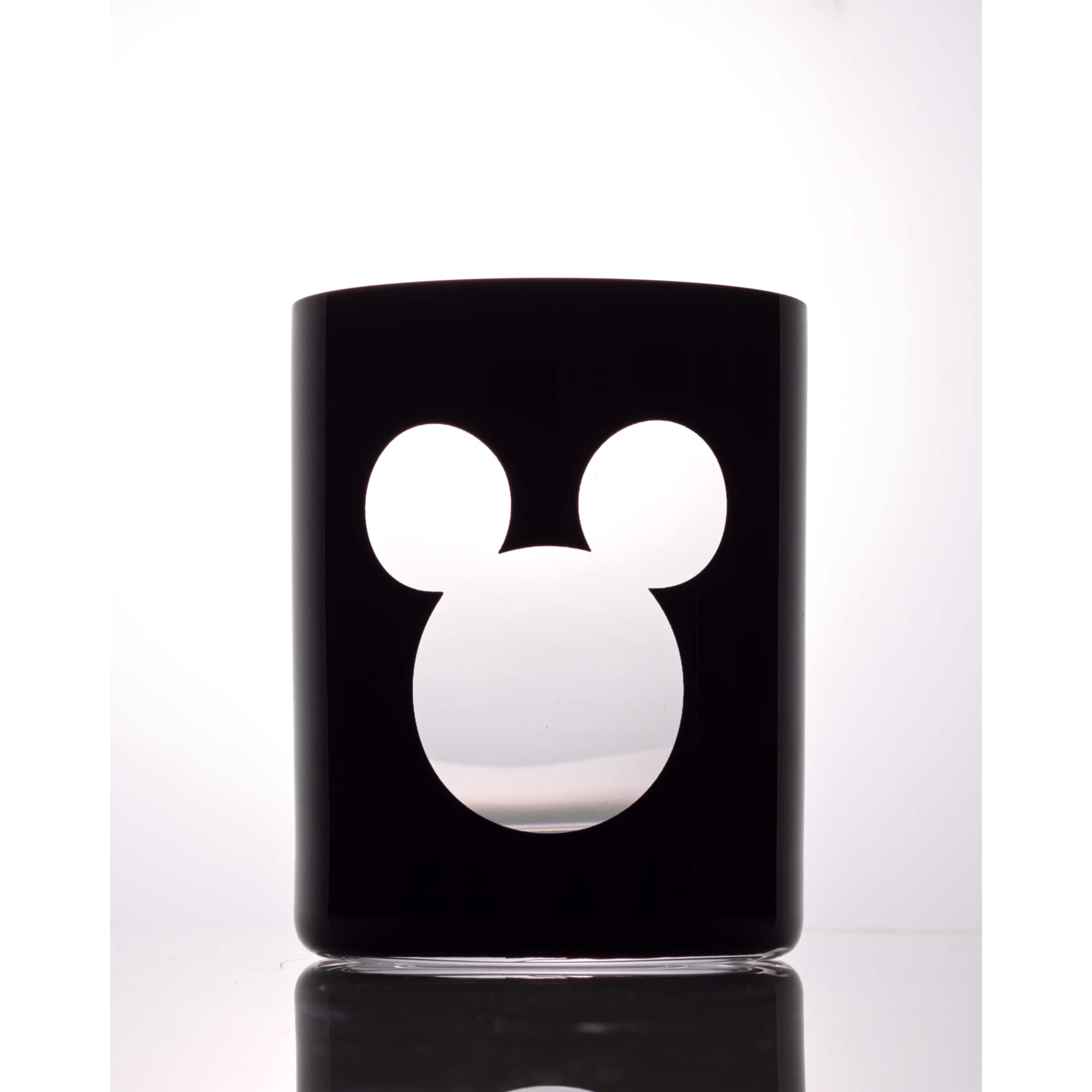 JoyJolt® Disney® 12oz. Luxury Mickey Mouse Crystal Double Old Fashion Glass, 2ct.