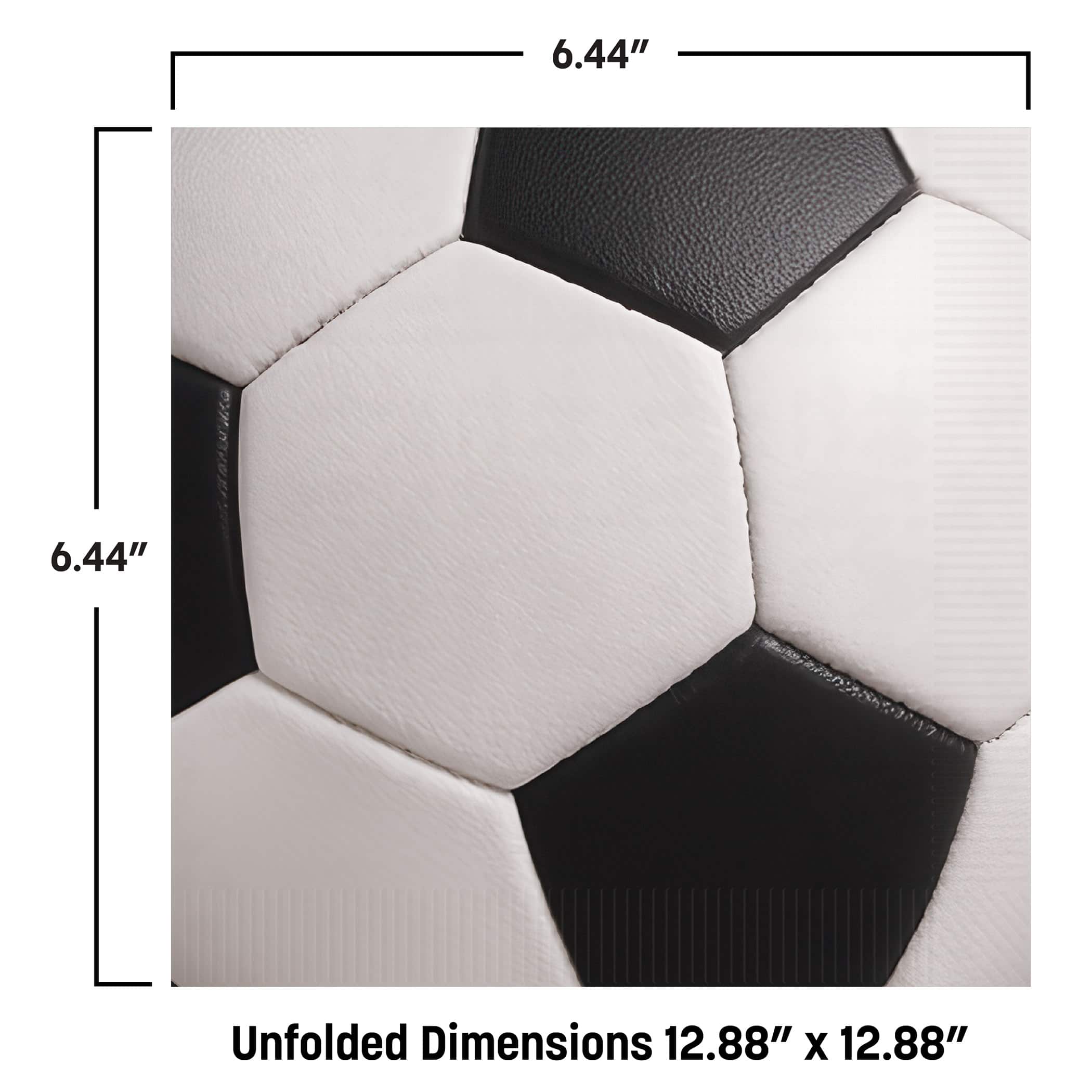 Soccer Ball Luncheon Napkins, 32ct.