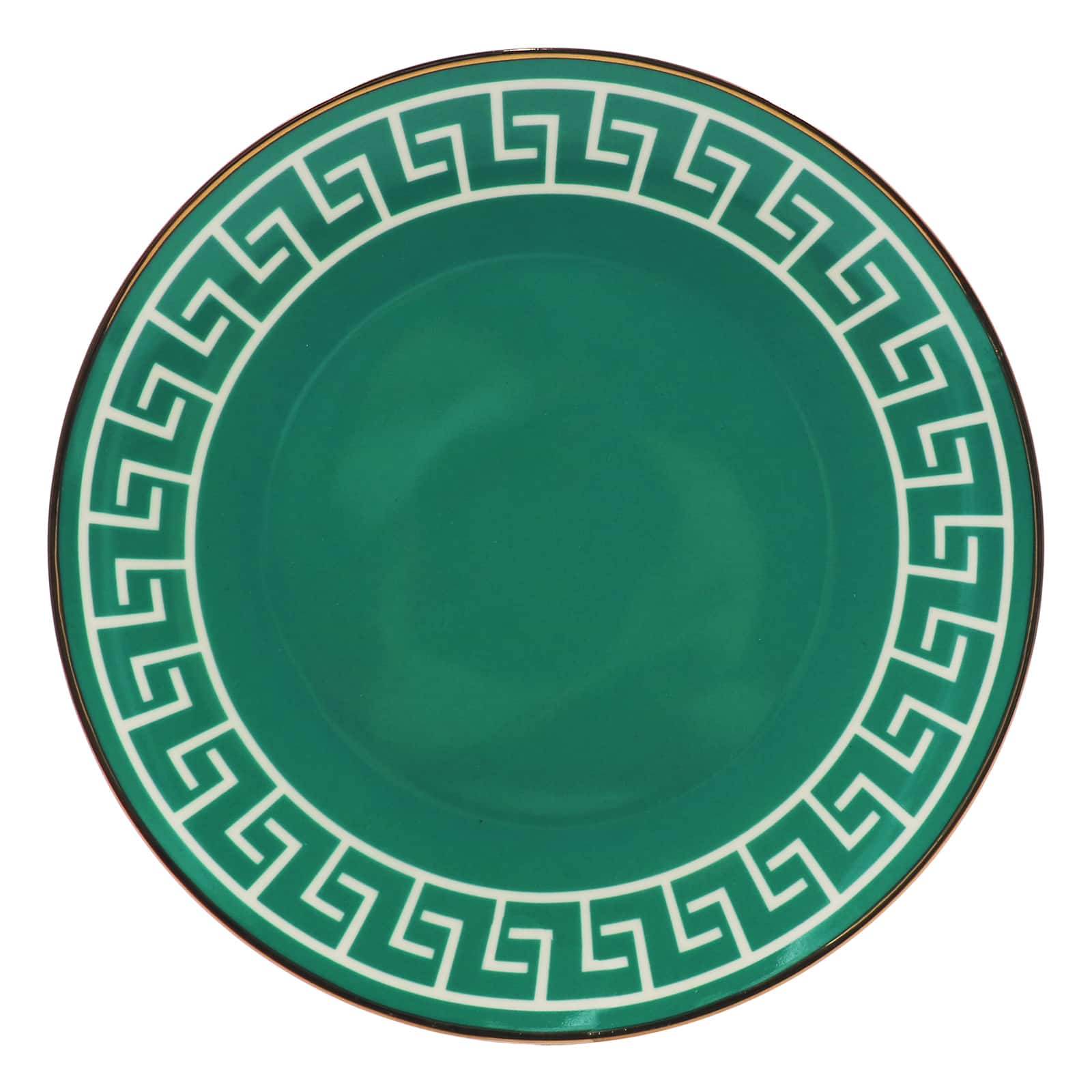 Jonathan Adler x Michaels 8" Green & White Labyrinth Ceramic Plate