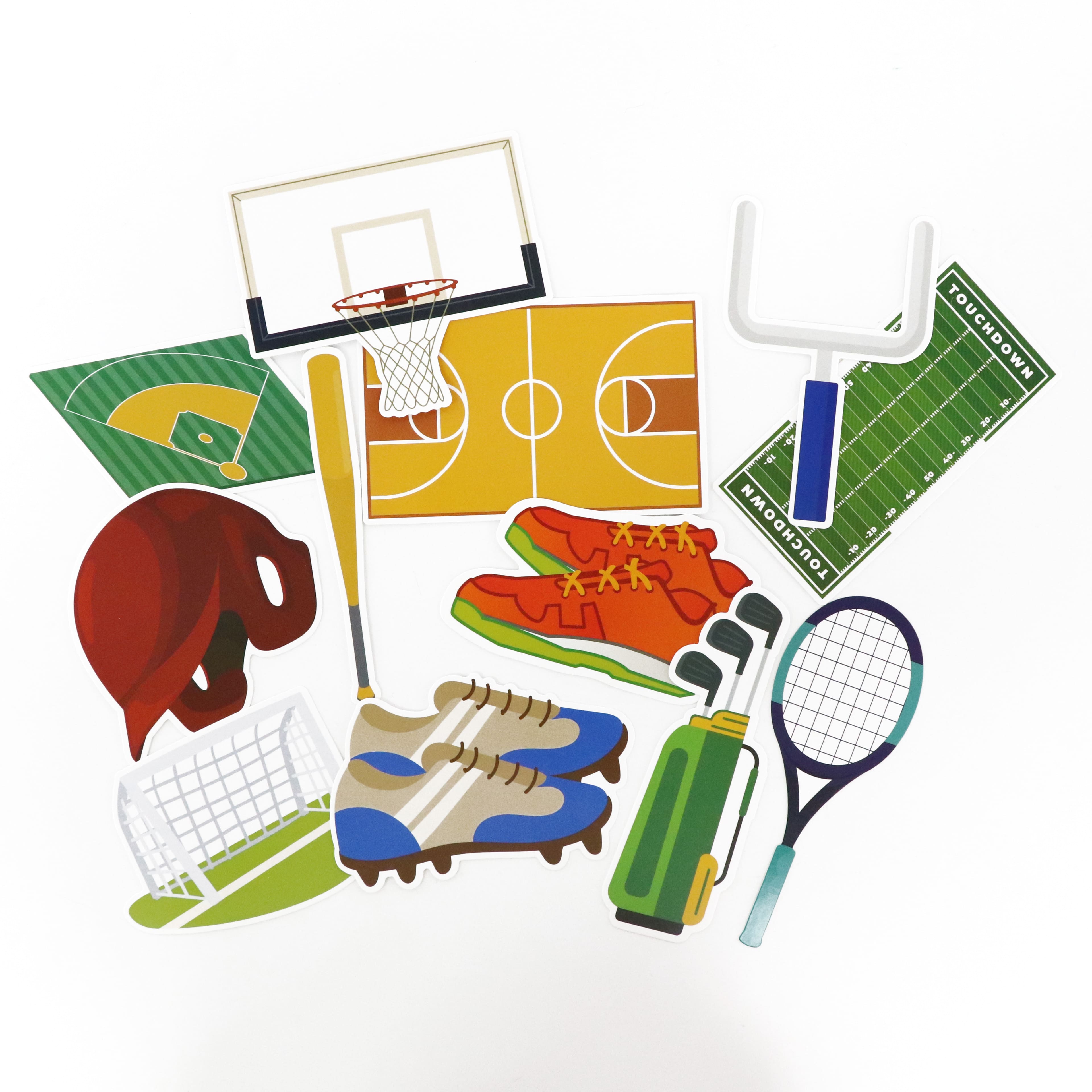 Sports Balls Die Cut Stickers by Recollections™