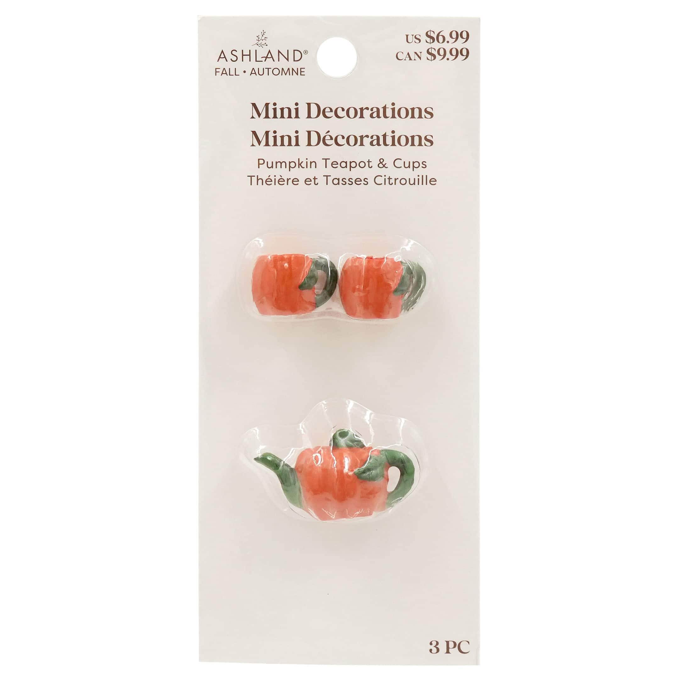 Mini Pumpkin Teapot & Cups by Ashland®