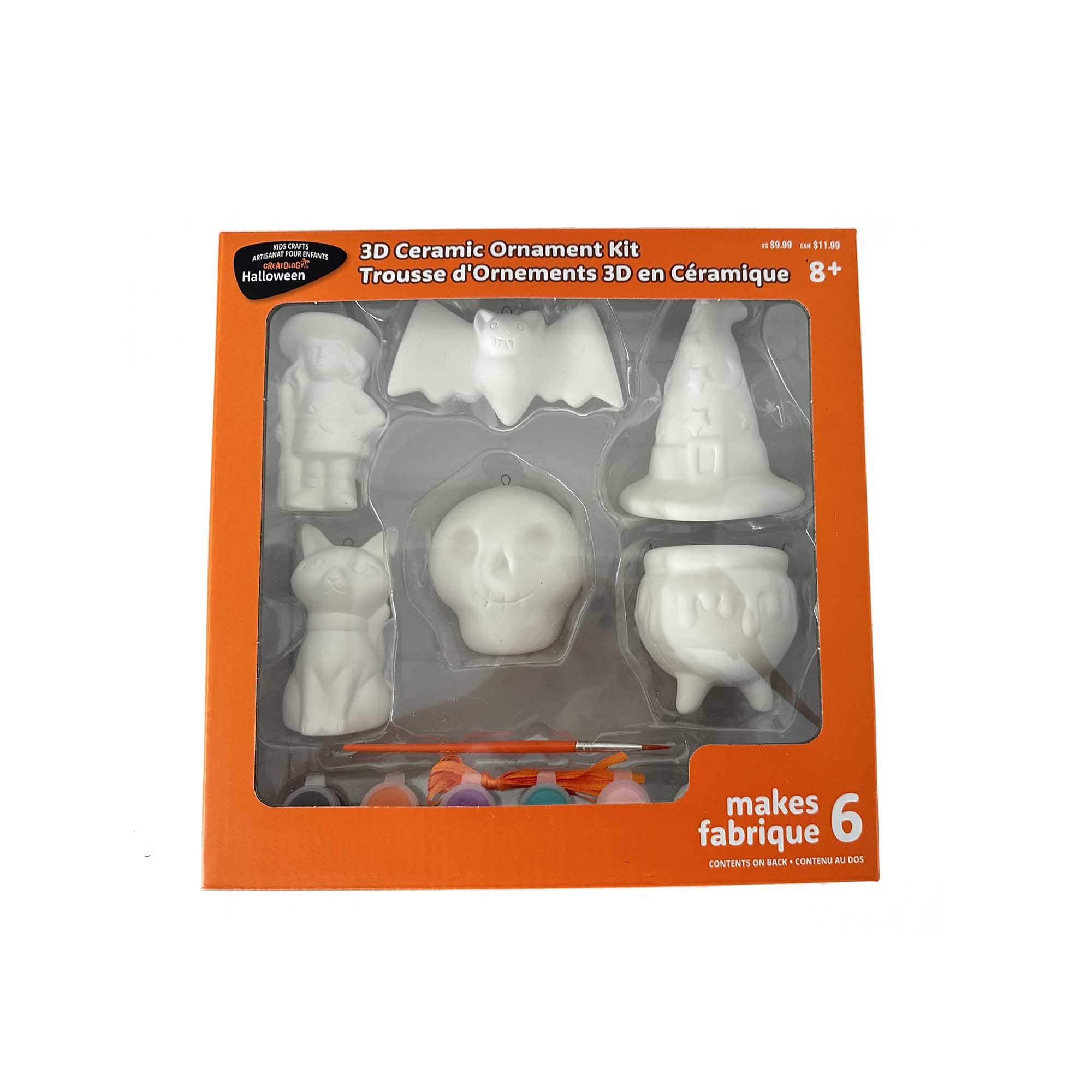 Michaels, Color Your Own Witchy Ceramic Ornaments Kit by Creatology™ – Category: Kids Halloween Crafts