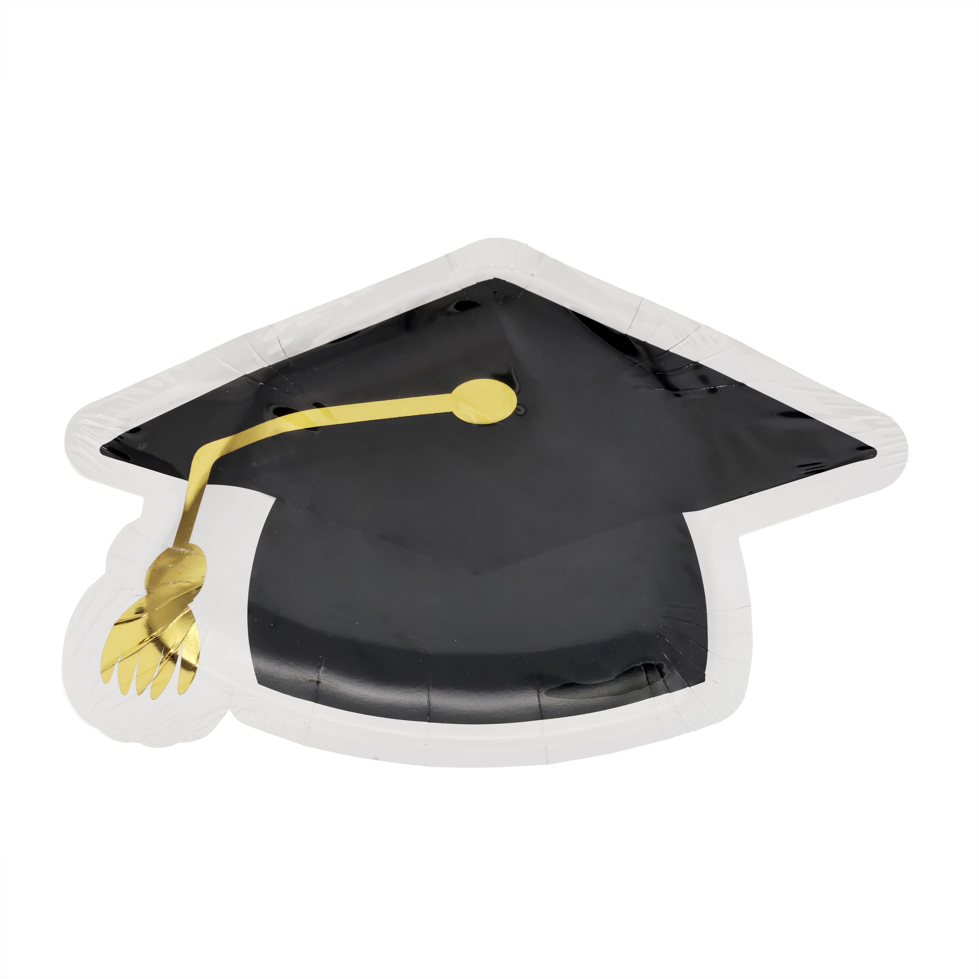 9.5" Graduation Cap Shaped Dinner Plates, 10ct. by Celebrate It™