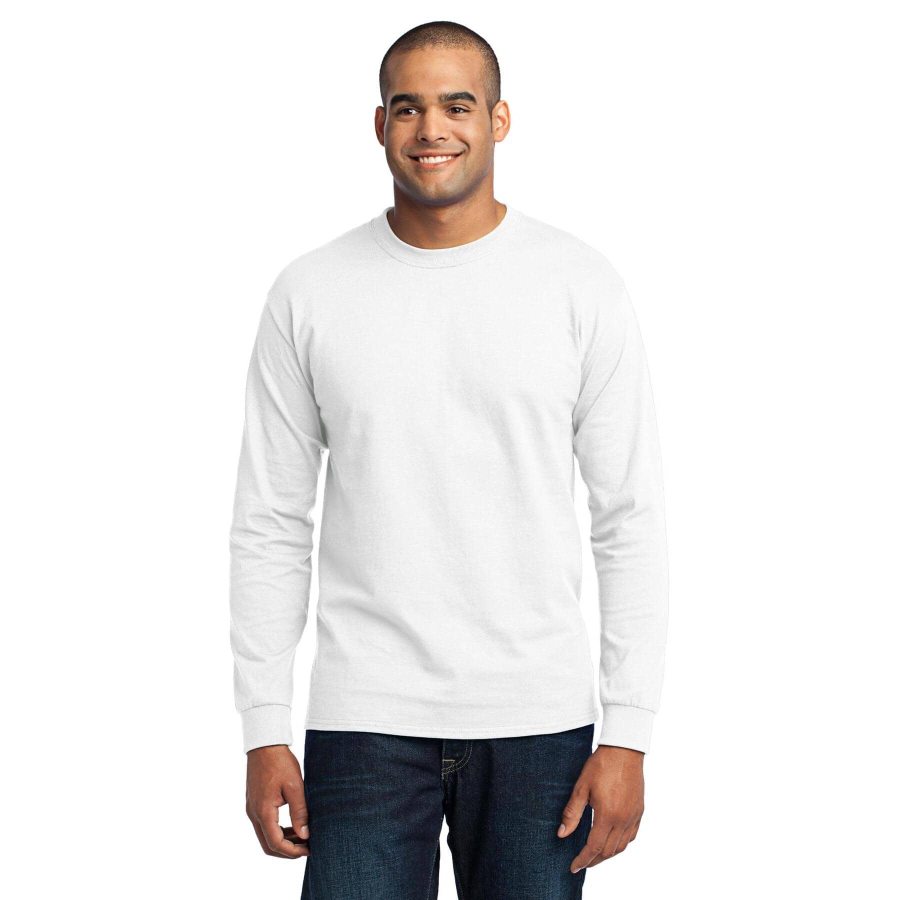 Port & Company® Long Sleeve Tall Core Blend T-Shirt