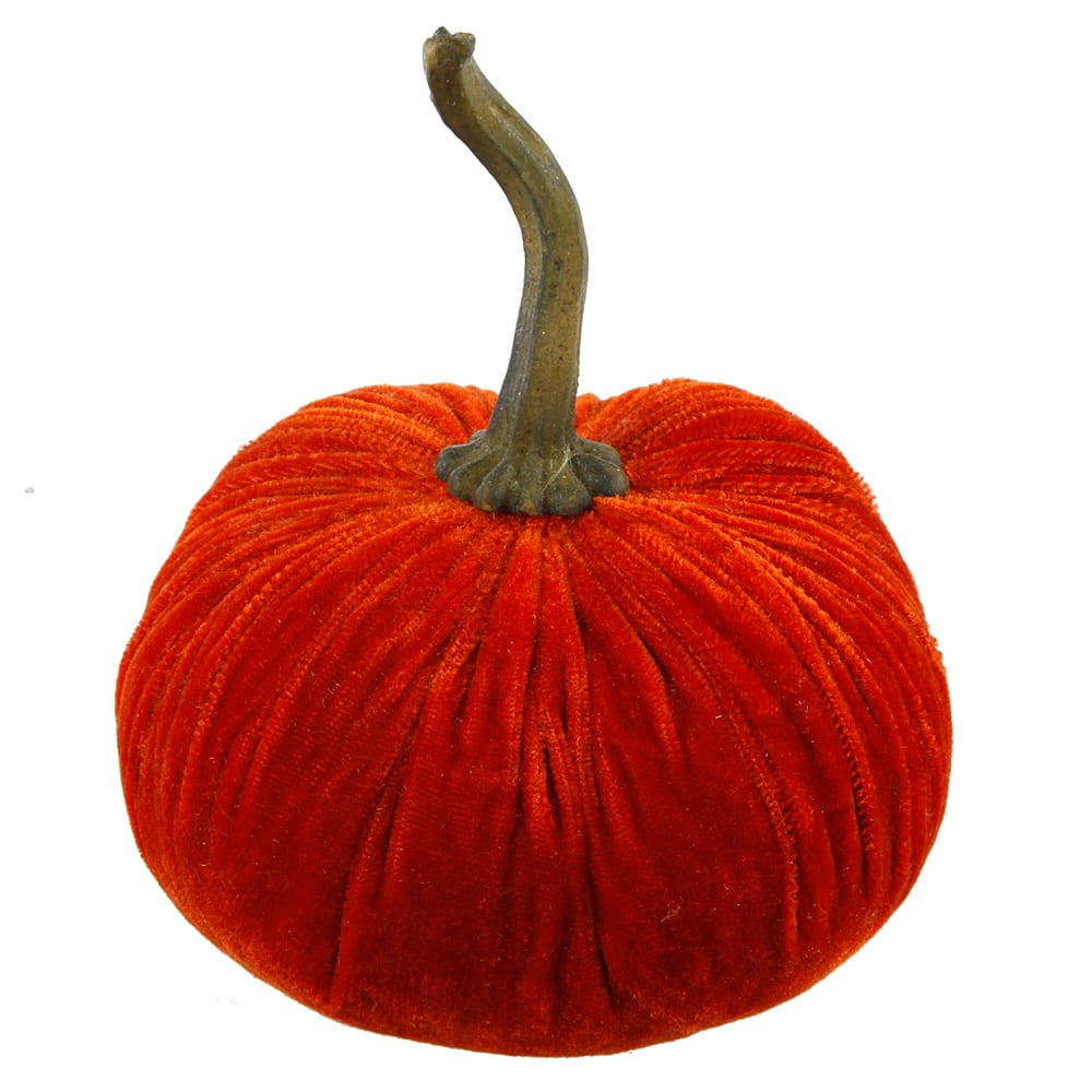 Flora Bunda® 6" Velvet Decorative Pumpkin