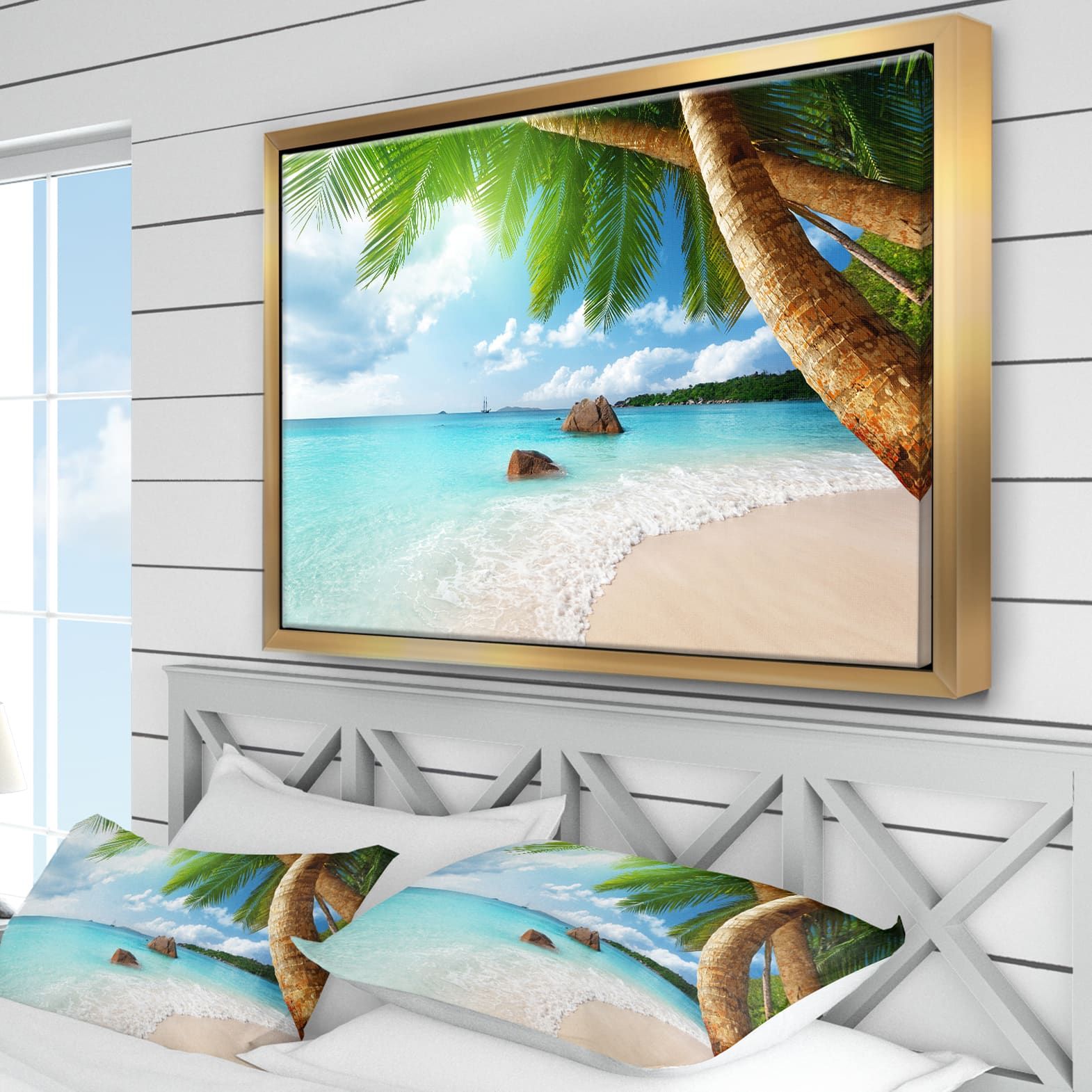 Designart - Praslin Island Seychelles Beach