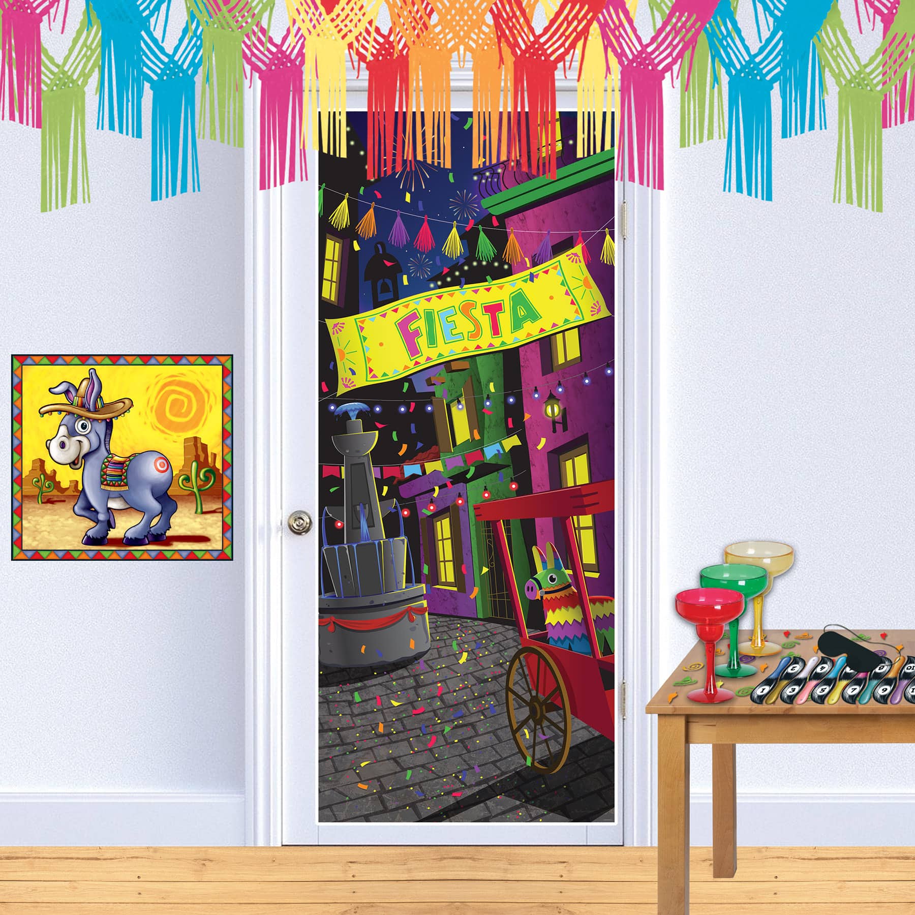 Beistle 6ft. x 30" Fiesta Door Cover Packs, 2ct.