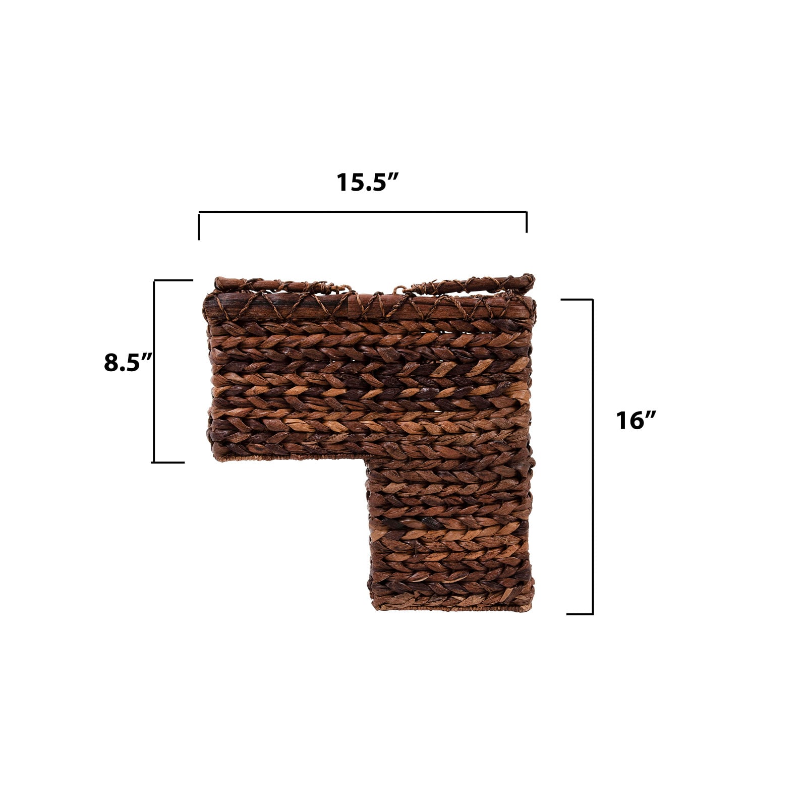 Hello Honey® Woven Bac Bac Leaf Stair Basket