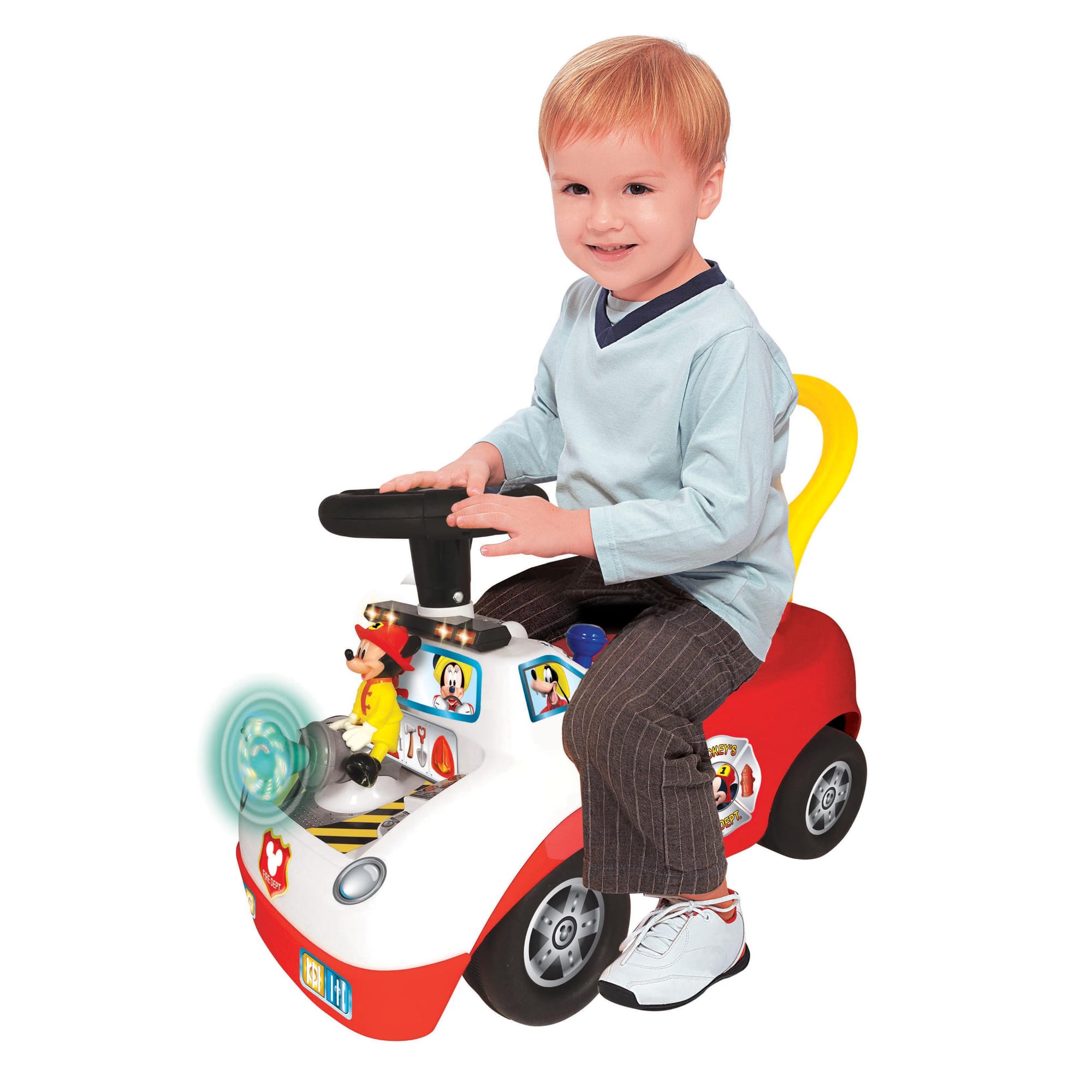 Kiddieland Disney® Mickey Activity Fire Truck Ride-On