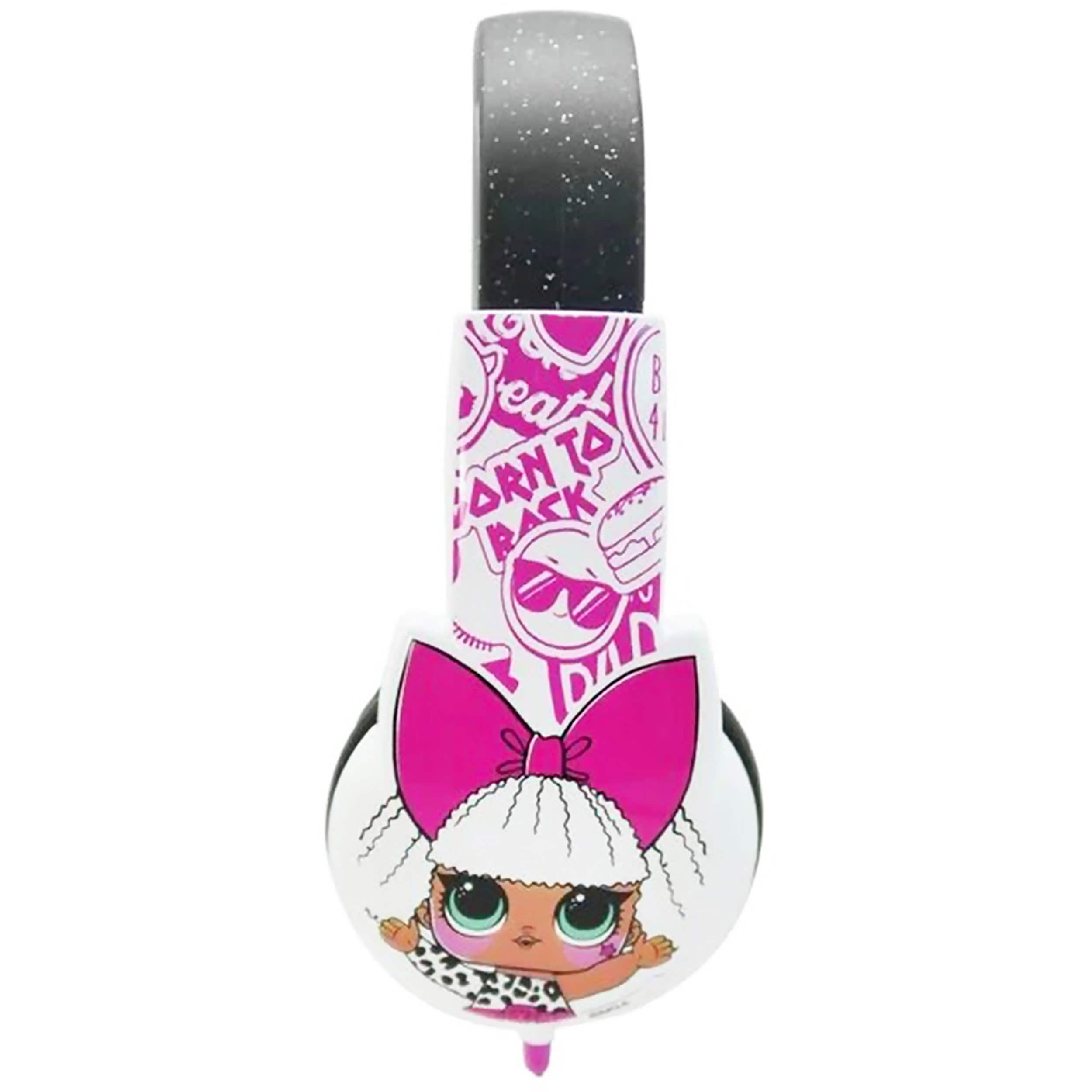 L.O.L. Surprise! Kid-Safe Headphones & Sticker Sheet