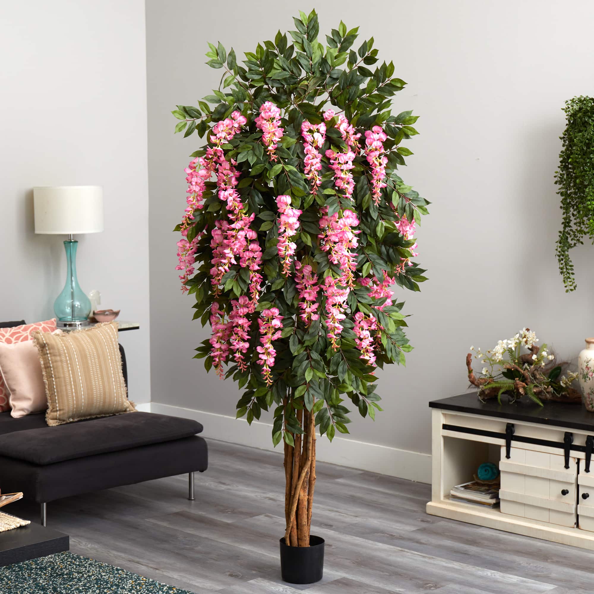 6.5ft. Potted Wisteria Silk Tree