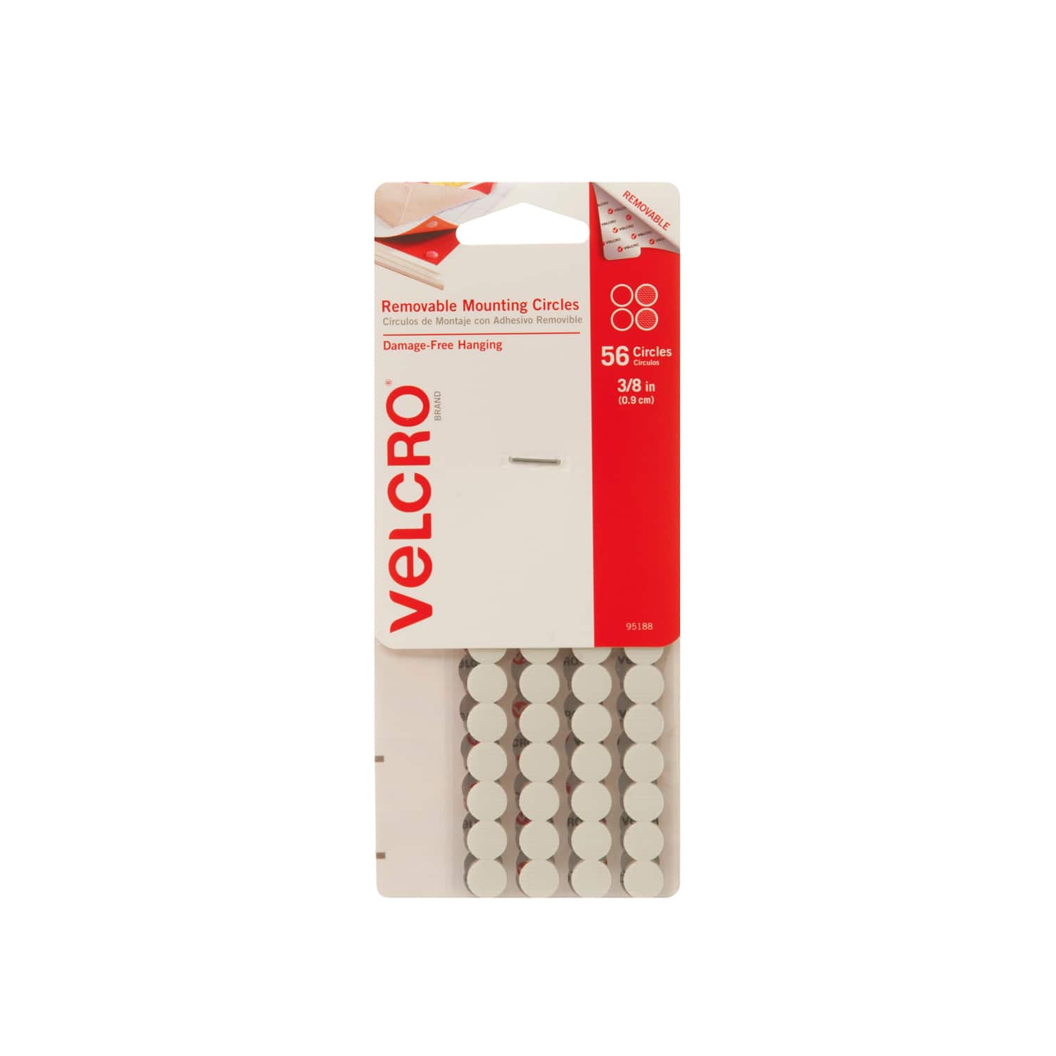 Velcro® Removable Mounting Circles
