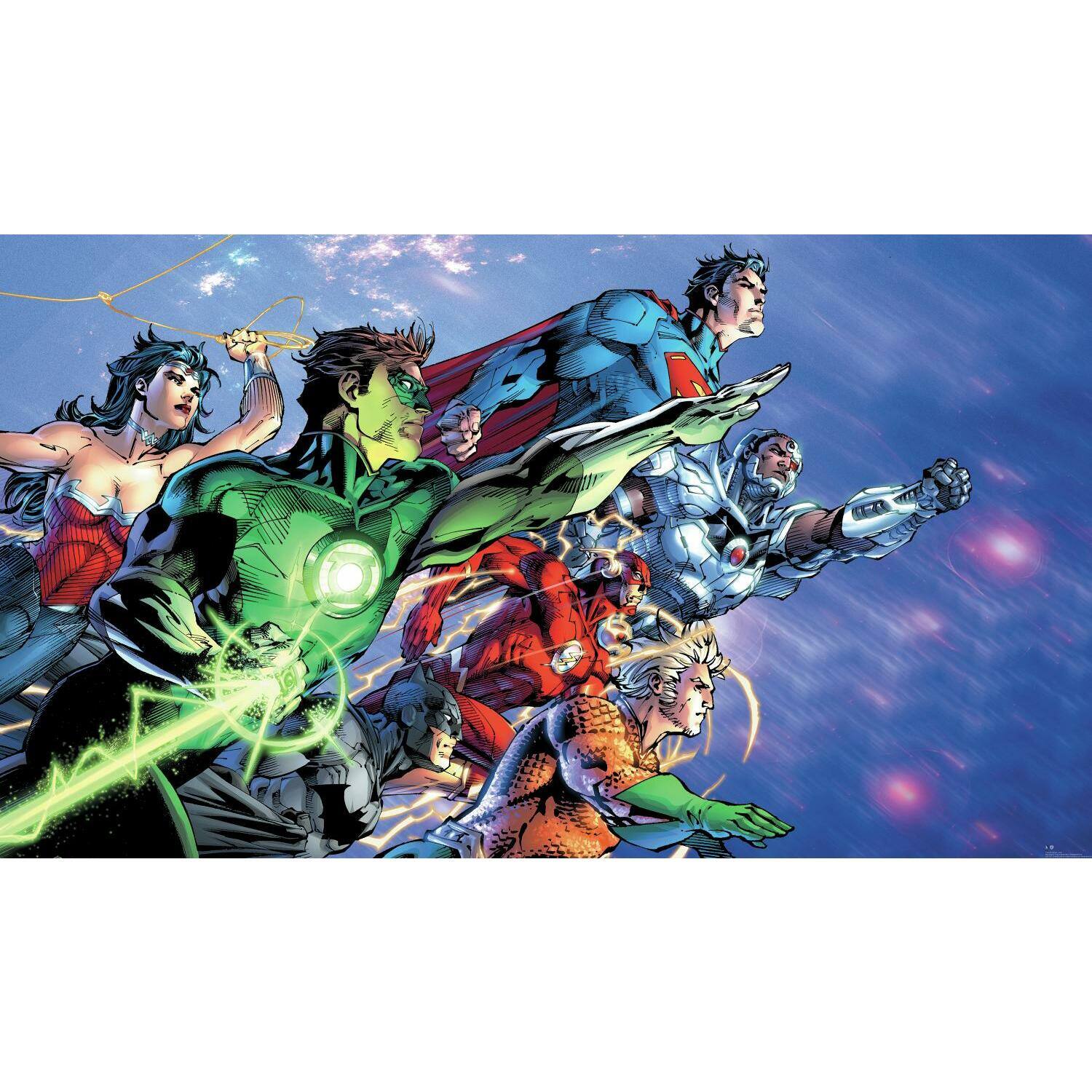RoomMates Justice League Spray & Stick Wall Mural