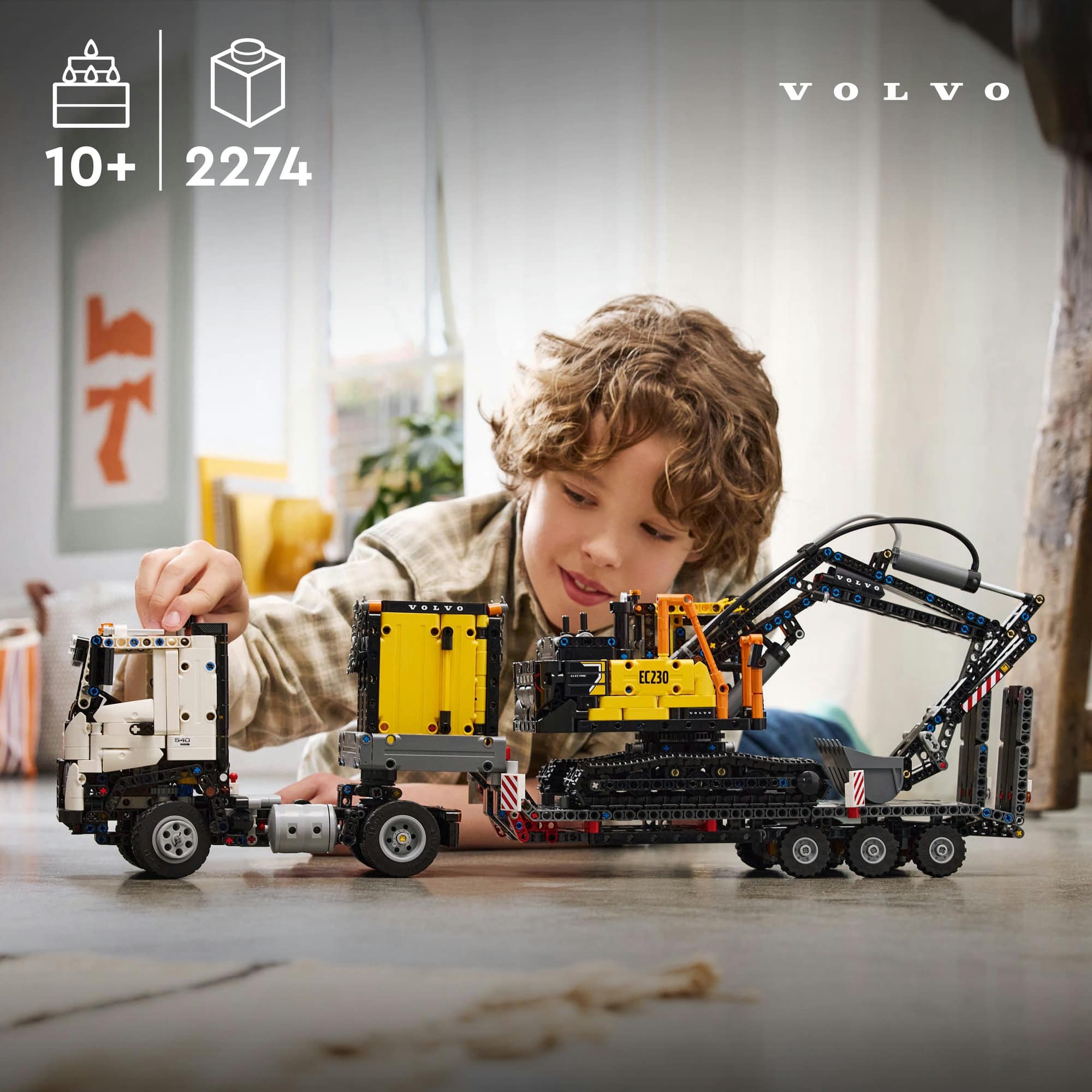 LEGO® Technic™ Volvo FMX Truck & EC230 Electric Excavator 42175