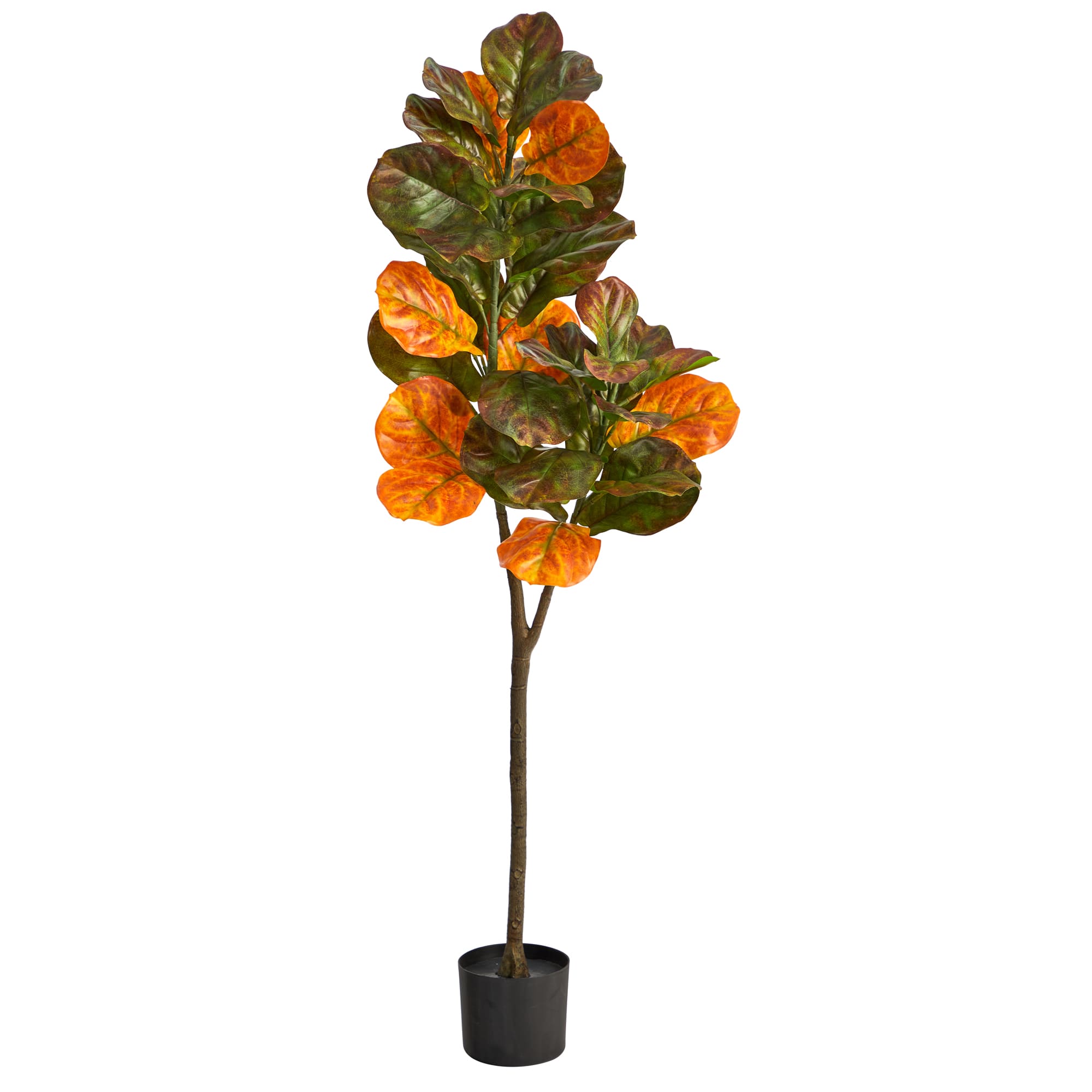 4.5ft. Potted Autumn Fiddle Leaf Fall Tree