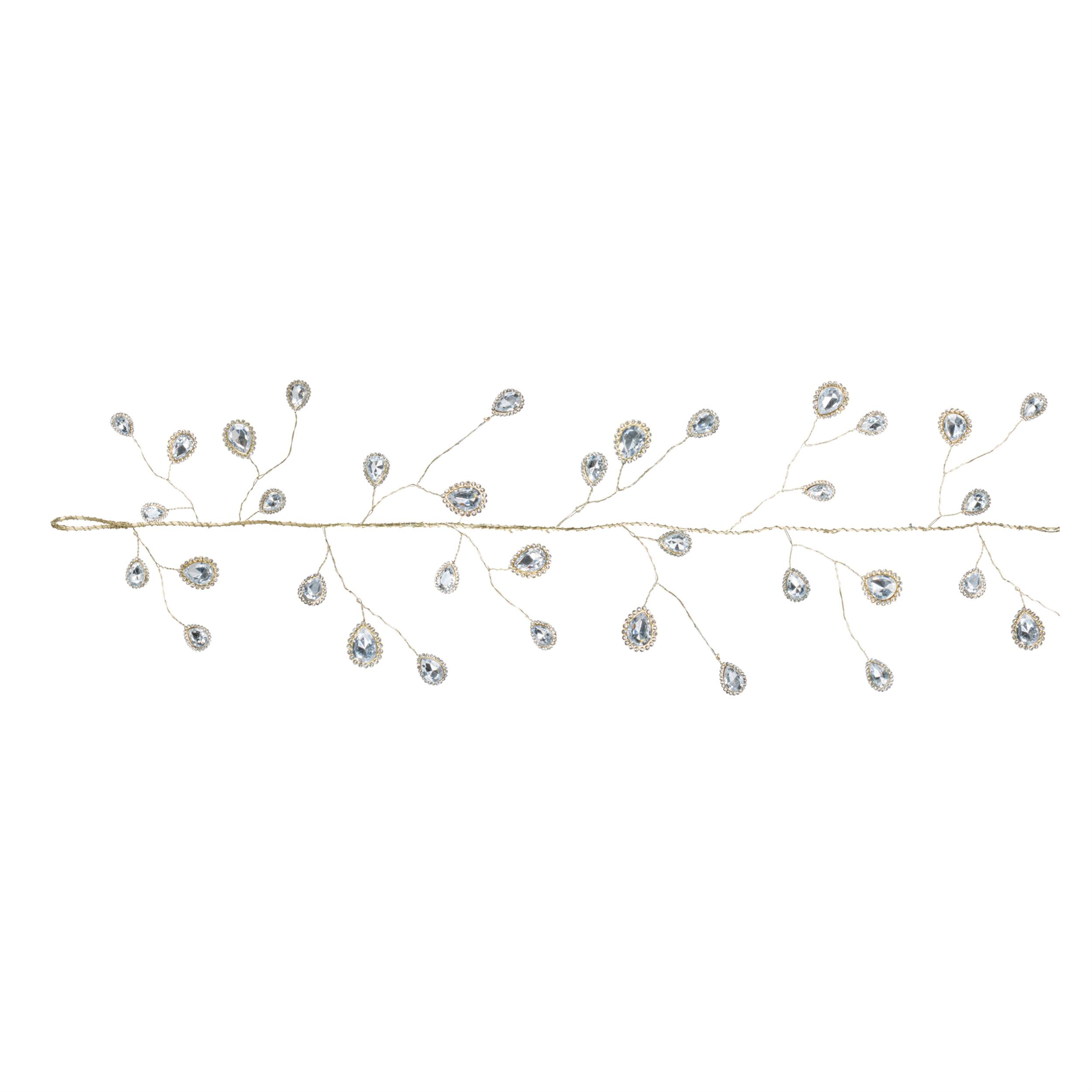 Melrose 5.5ft. Teardrop Jewel Garlands, 2ct.