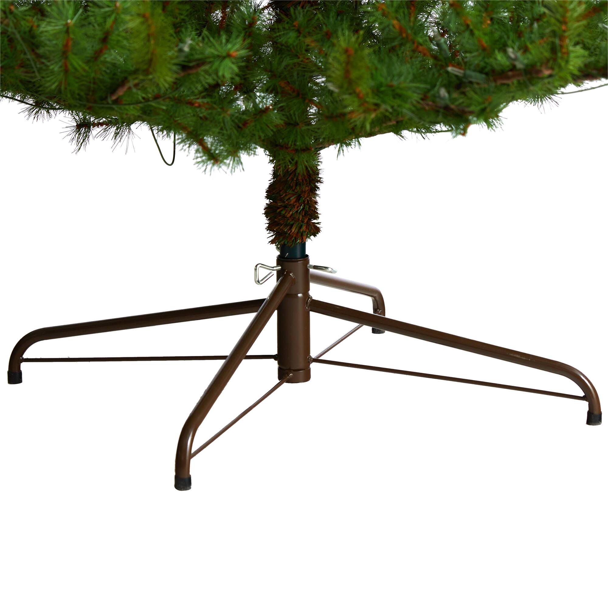 9ft. Pre-Lit Vancouver Mountain Pine Artificial Christmas Tree, Clear Lights