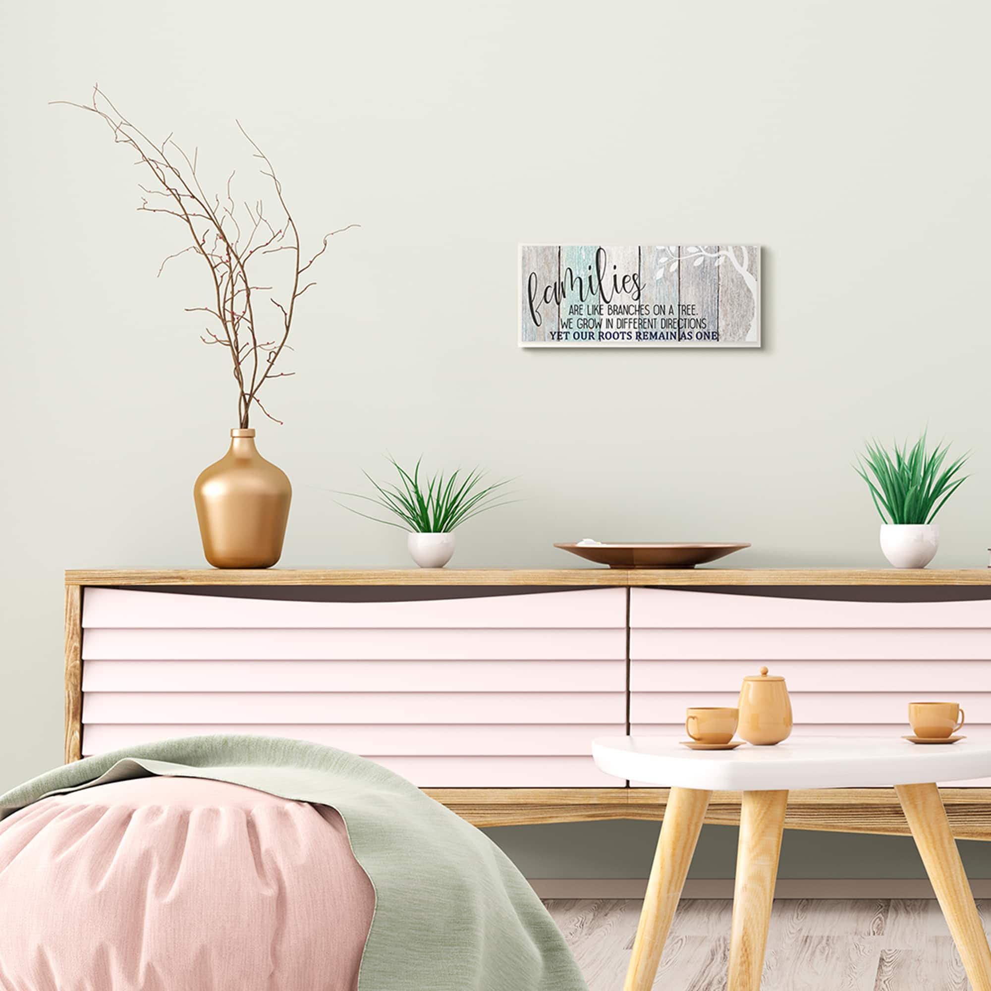Stupell Industries Families are Branches Wall Plaque
