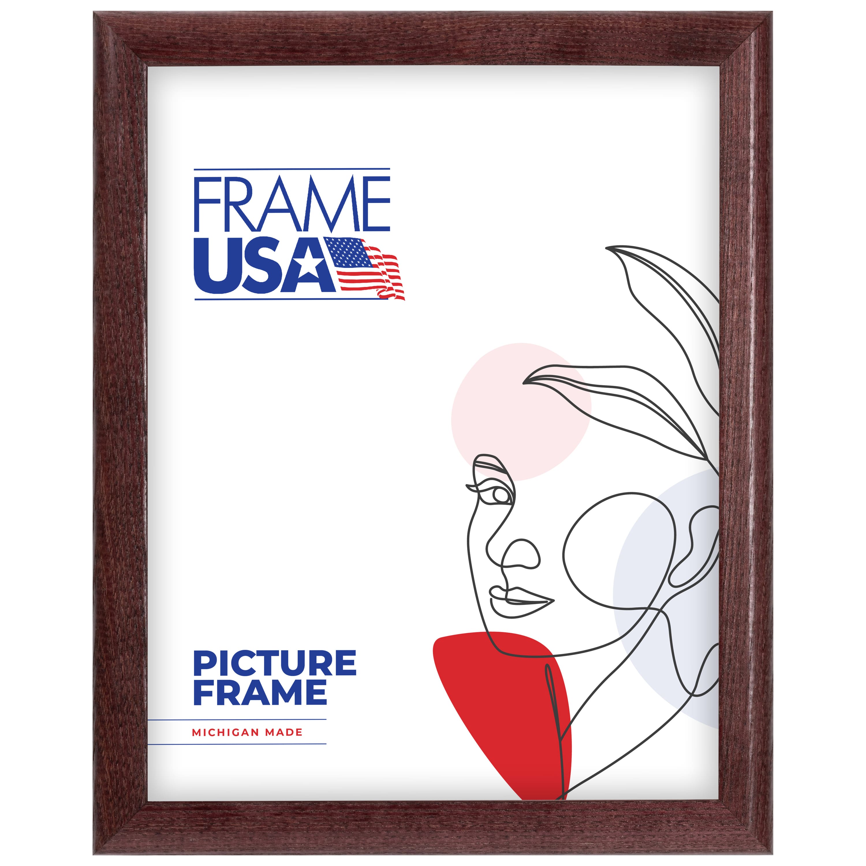 Frame USA Economy Cherry Single Image Picture Frame