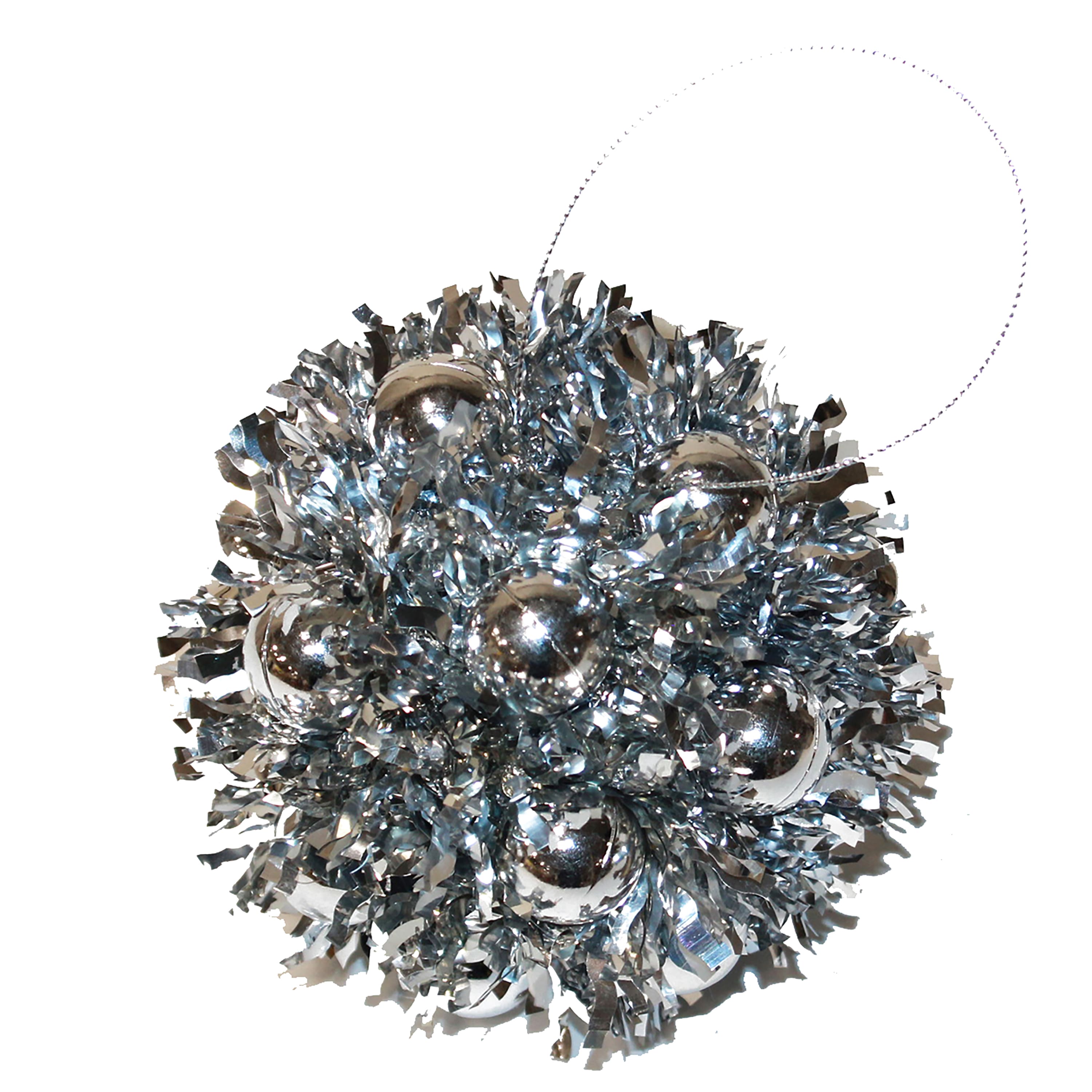 5" Metallic Christmas Hanging Ball Ornaments, 3ct.