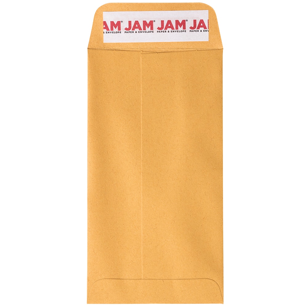 JAM Paper Brown Kraft Manila Coin Business Recycled Envelopes