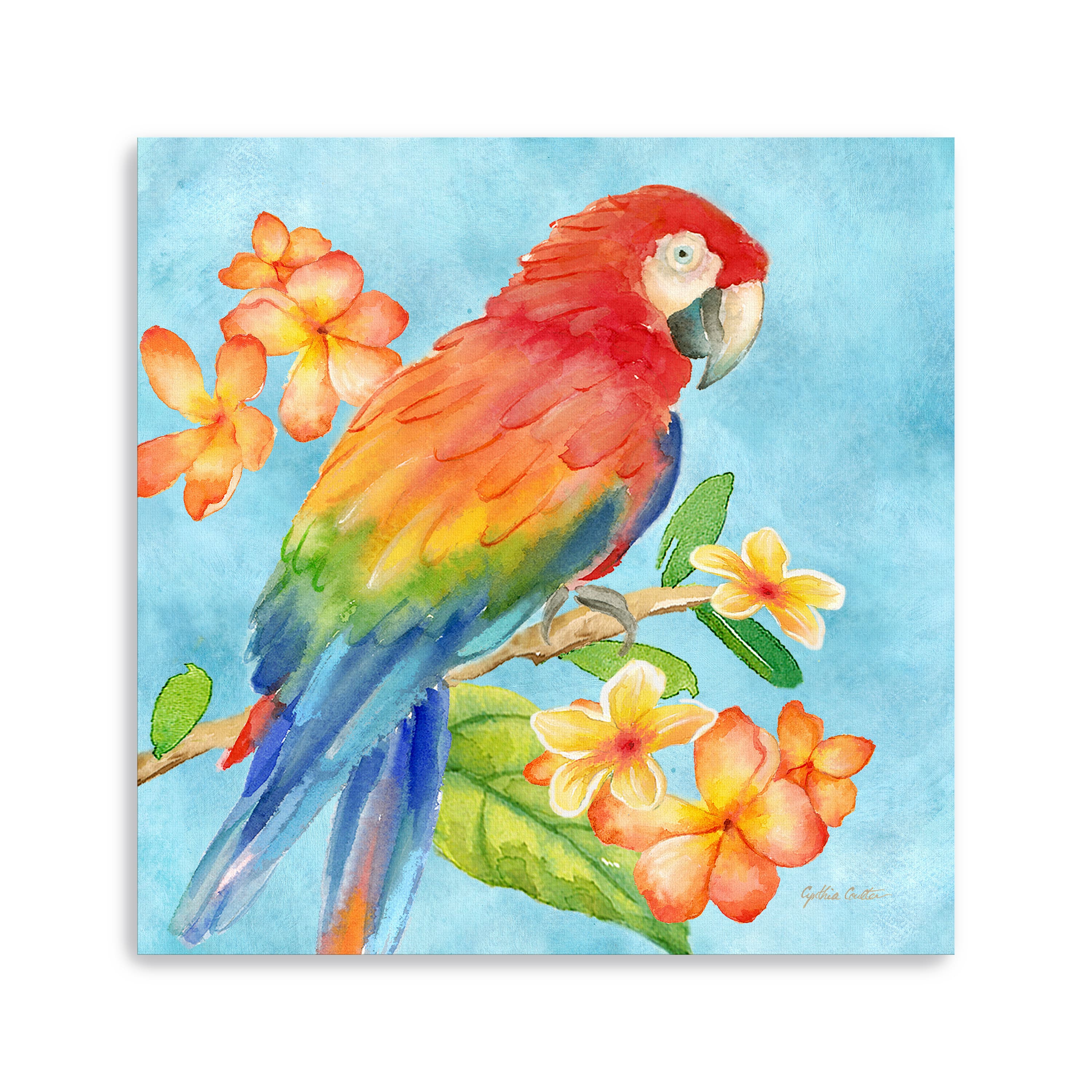Tropical Paradise Brights I Canvas Giclee
