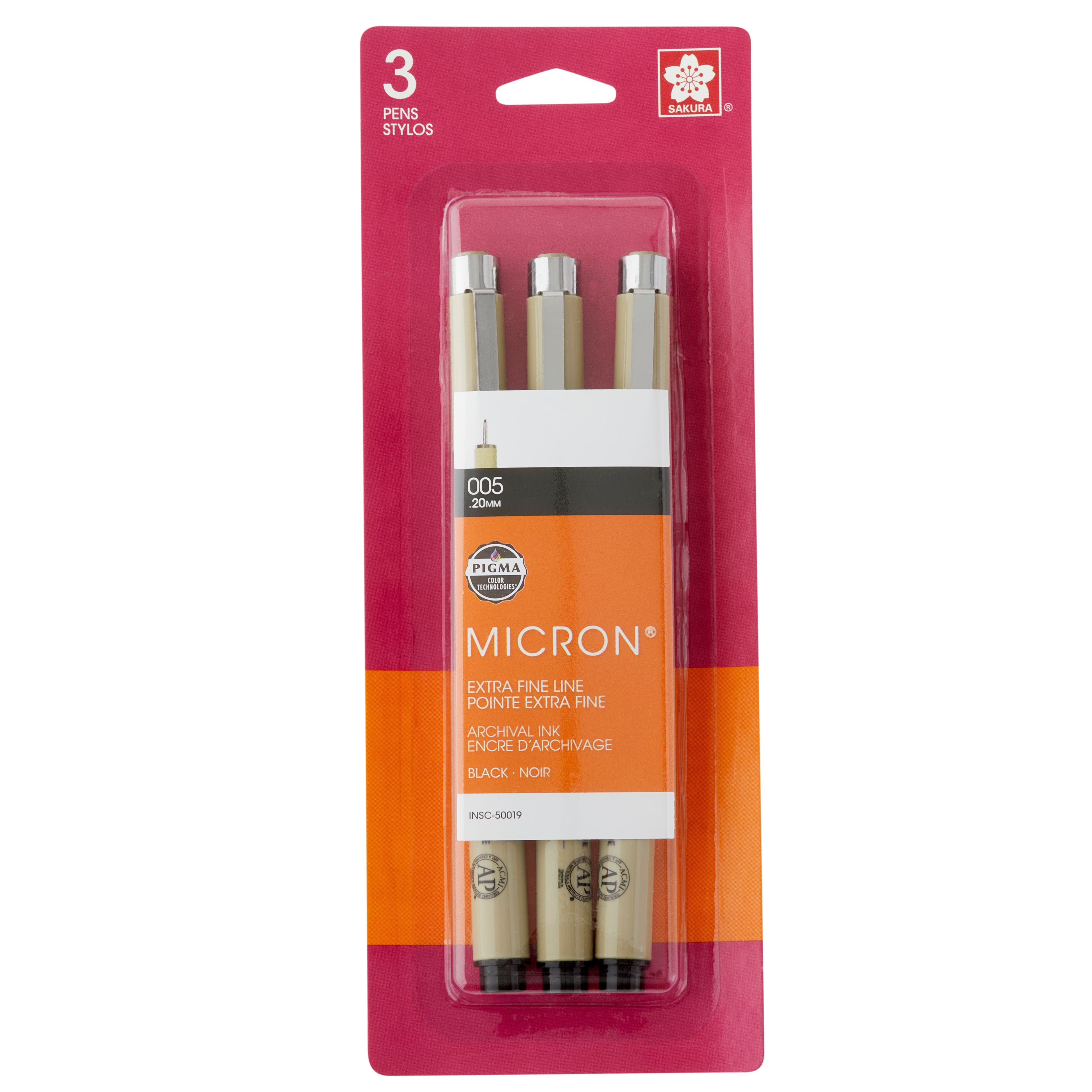 Pigma® Micron™ Fine Line Black Pens