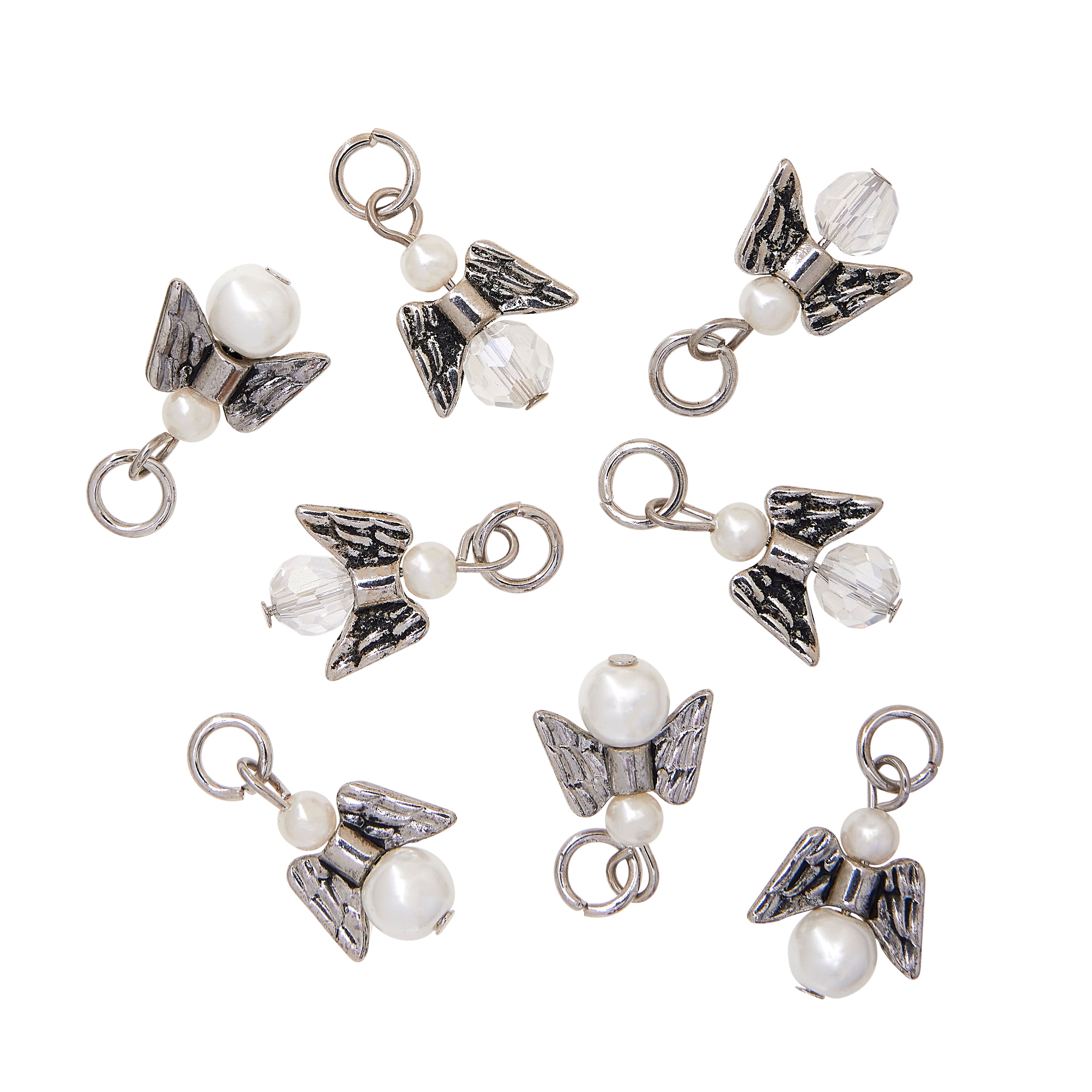Rhodium Angel Charms by Bead Landing™