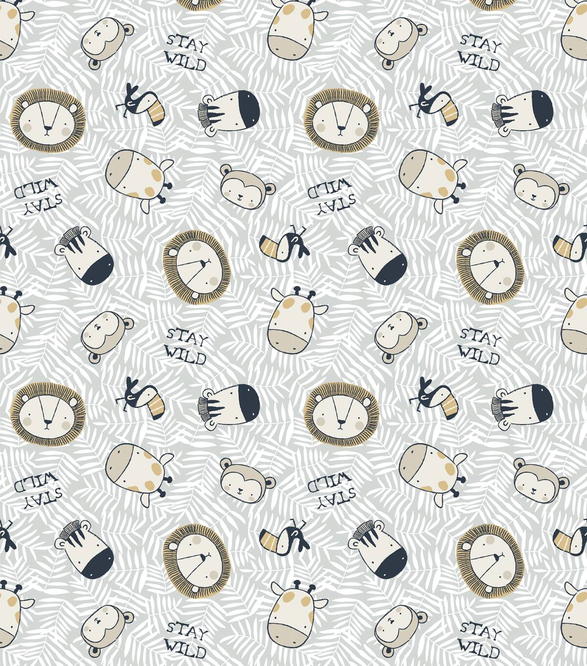 Springs Creative Stay Wild Cotton Fabric