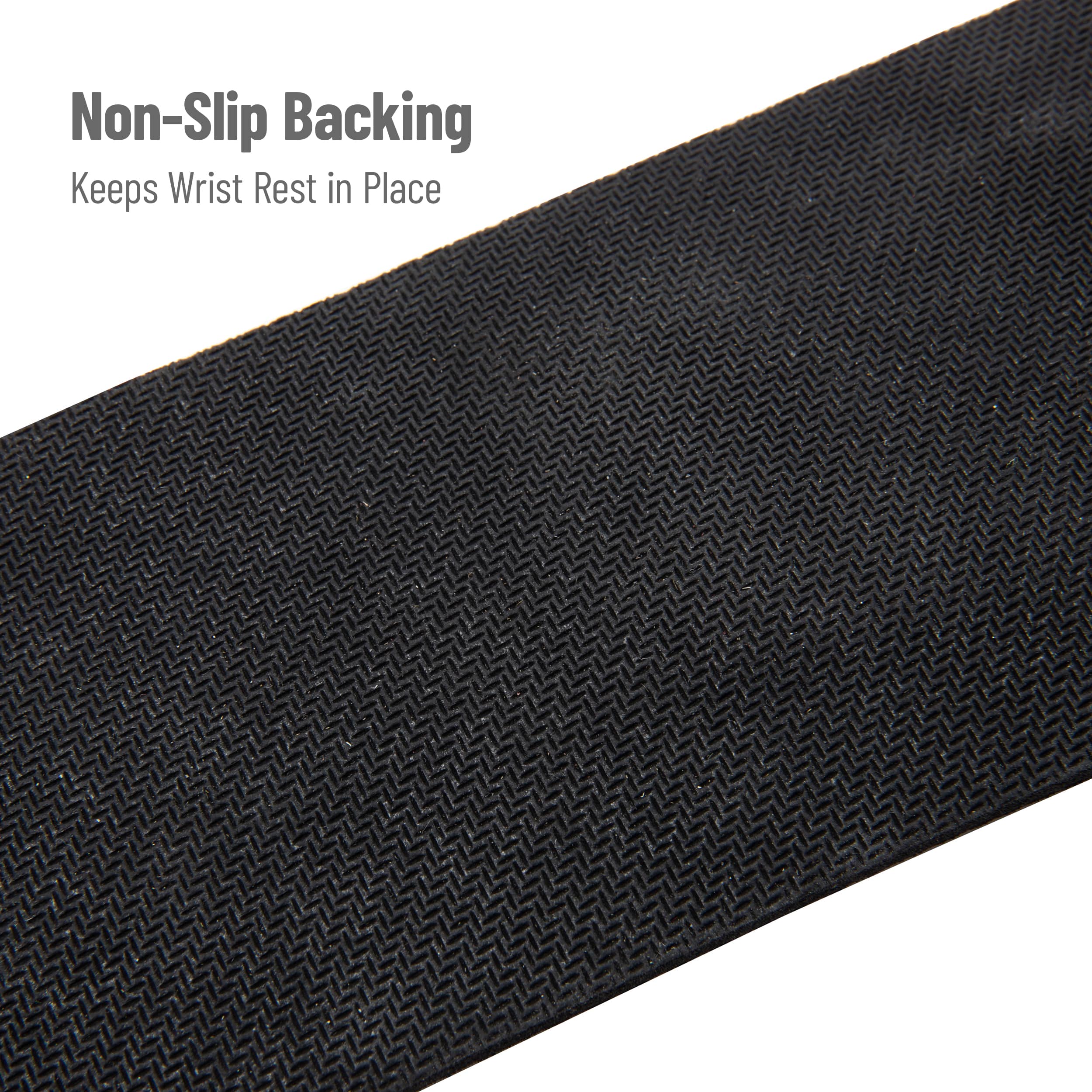 Mind Reader Harmony Collection Black Ergonomic Wrist Rest Set for Keyboard & Mouse