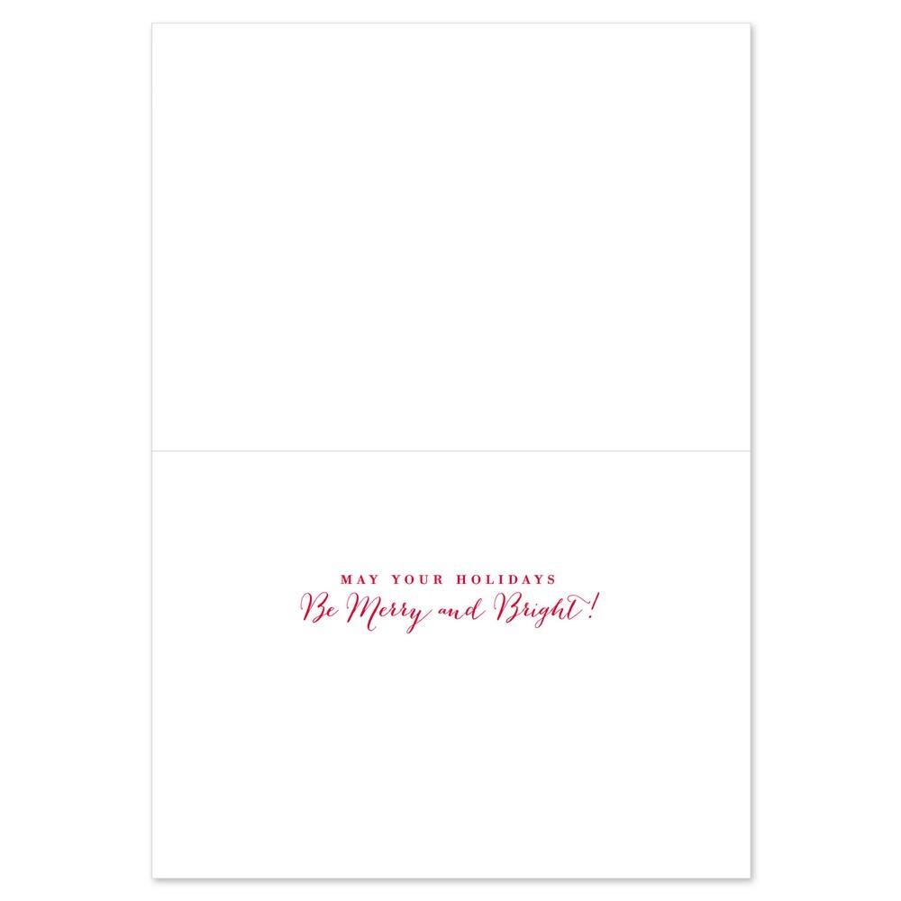 JAM Paper 5" x 7" Merry Pines Cards & Matching Envelopes Set, 16ct.