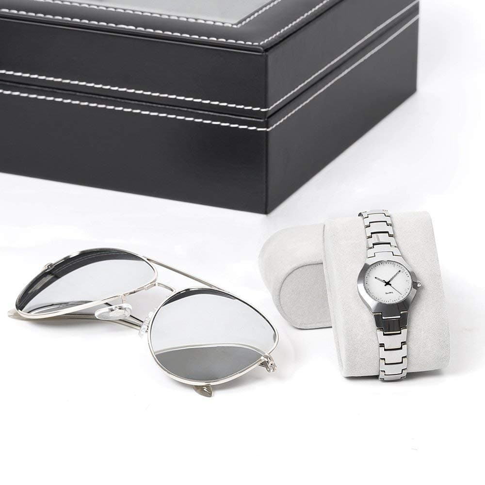 Midnight Black Dark Jewelry Watch Box