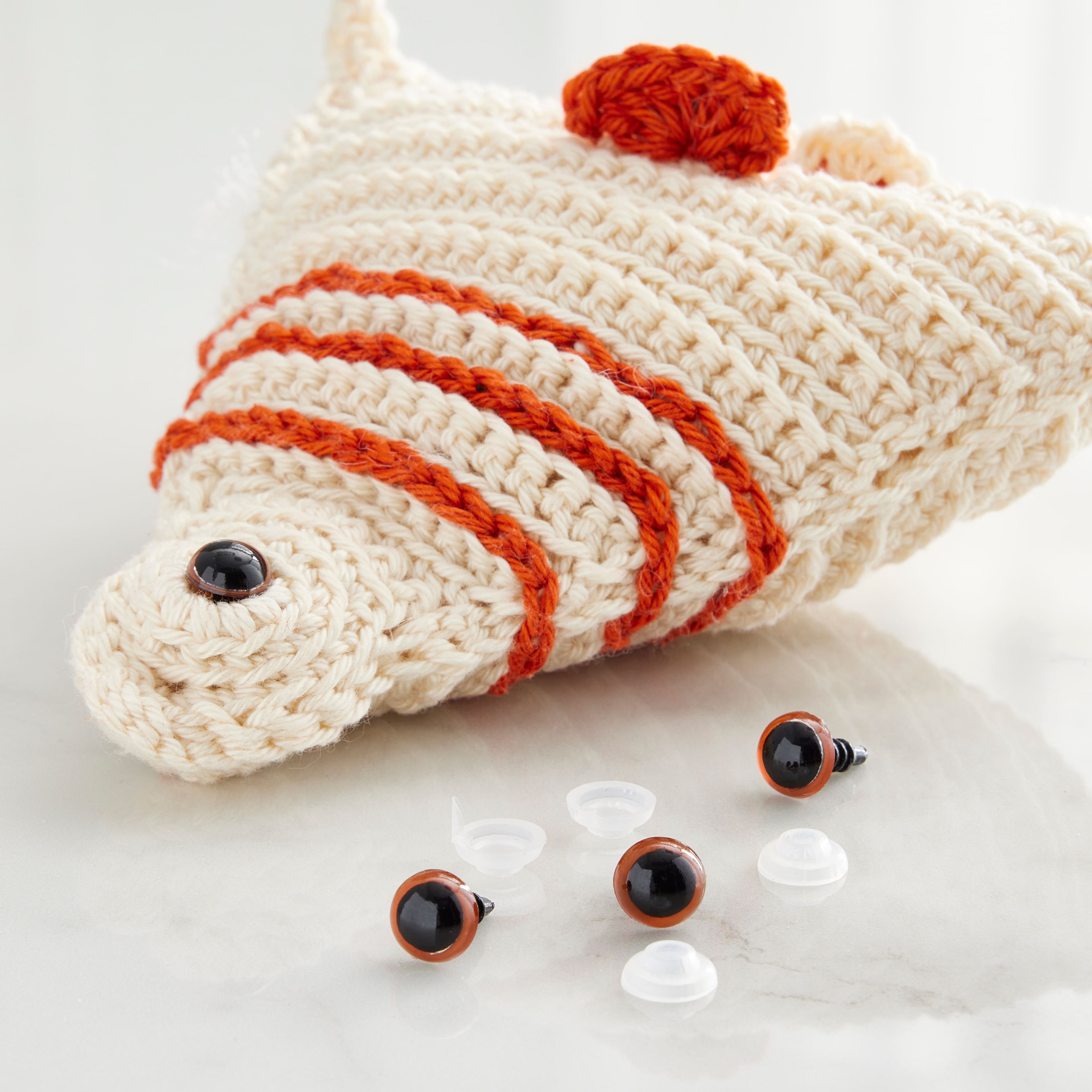 Craft Eyes with Plastic Washers Loops & Threads®, 12mm