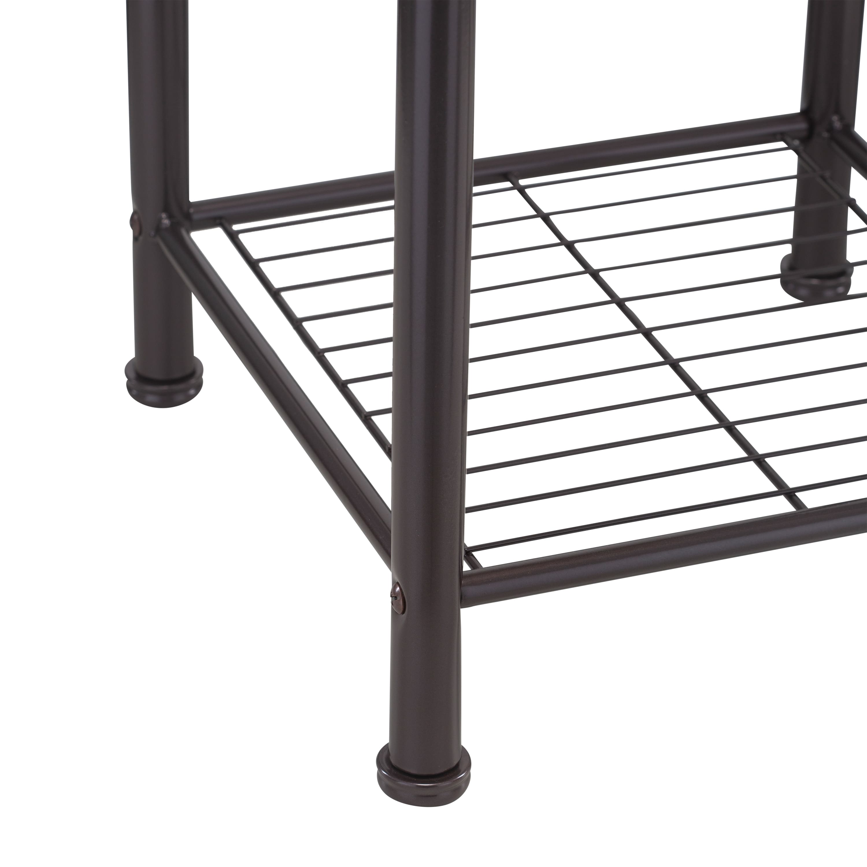 Organize It All Belgium Bronze 3-Tier Over the Toilet Space Saver