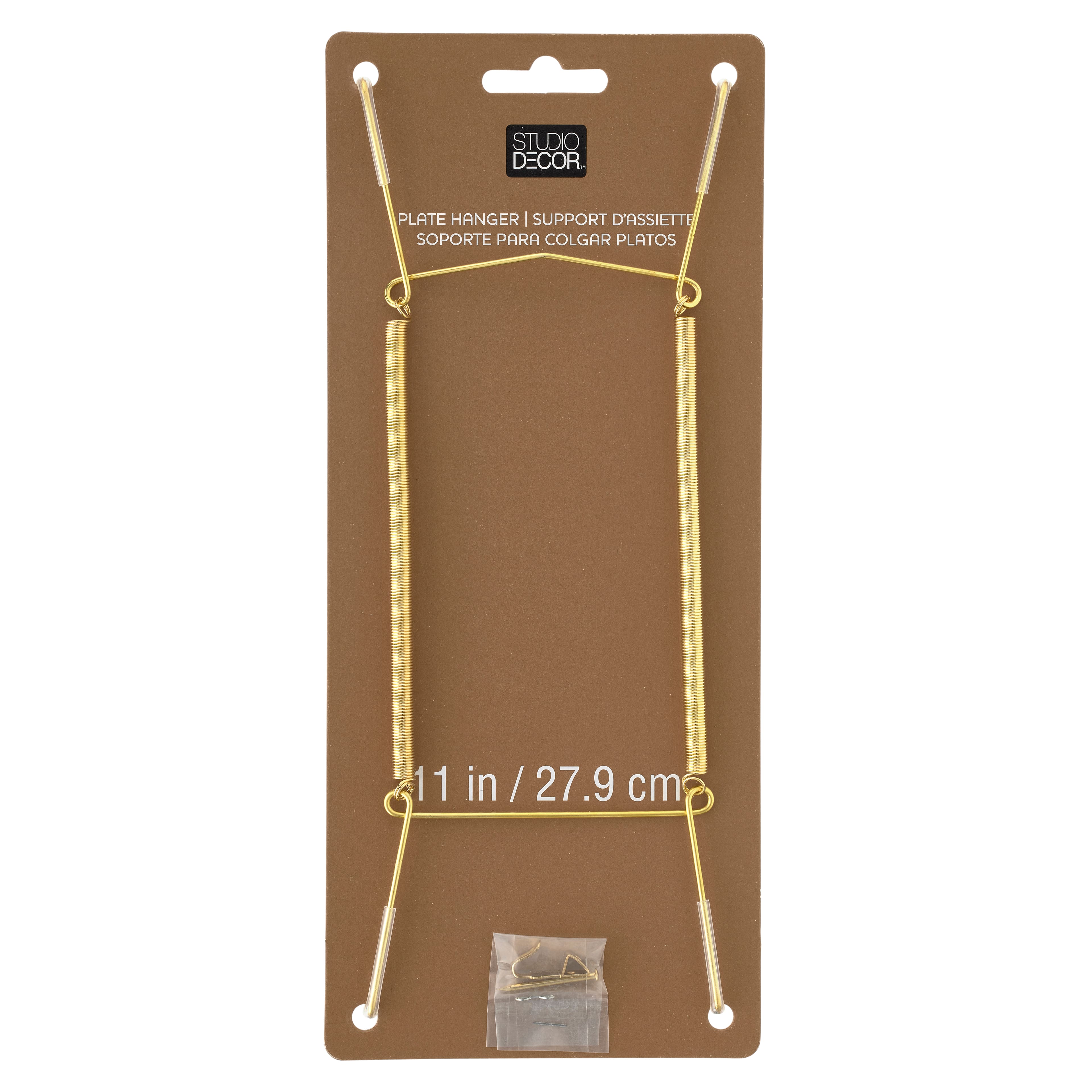 24 Pack: Brass Plate Hanger by Studio Décor