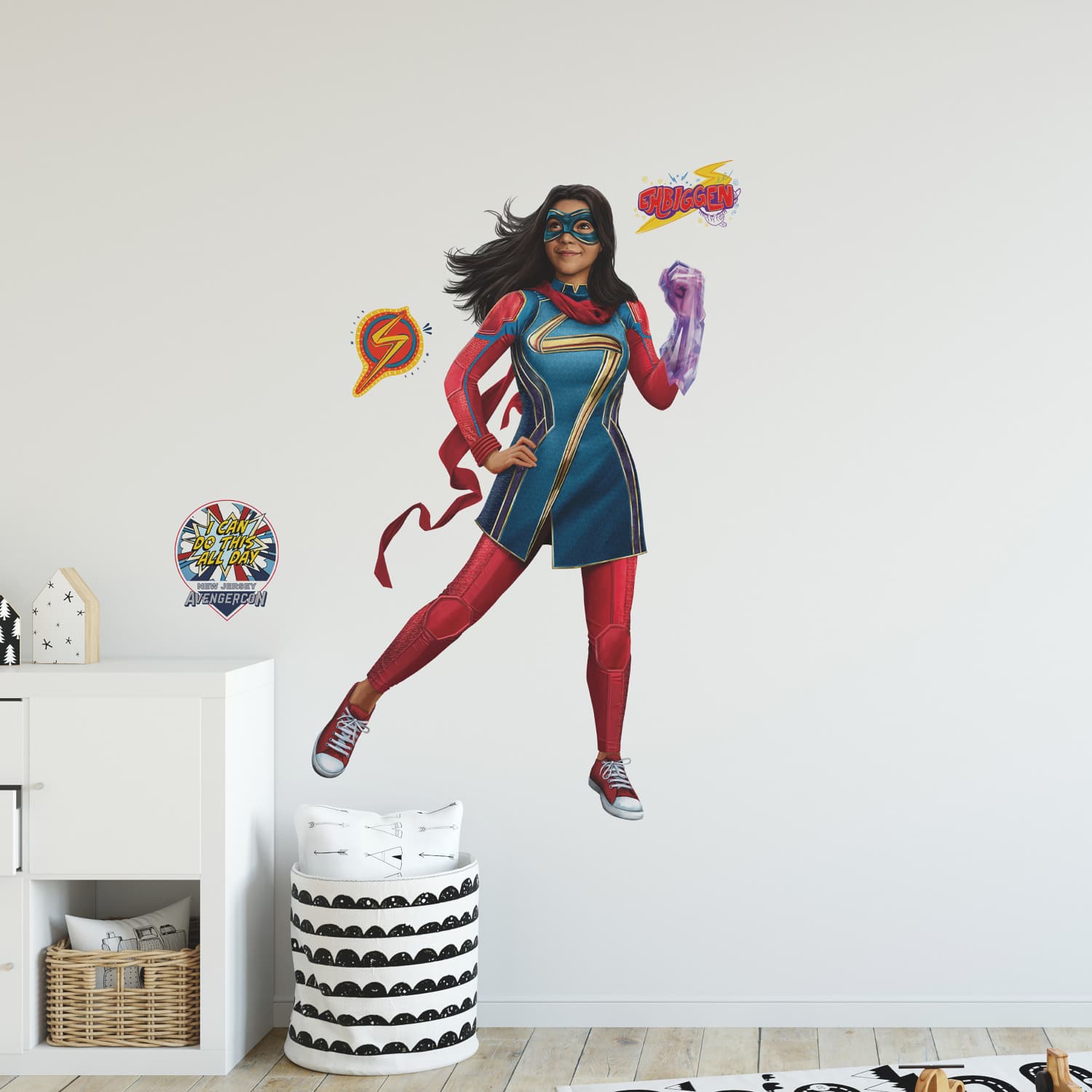 RoomMates Ms. Marvel Giant Wall Decals