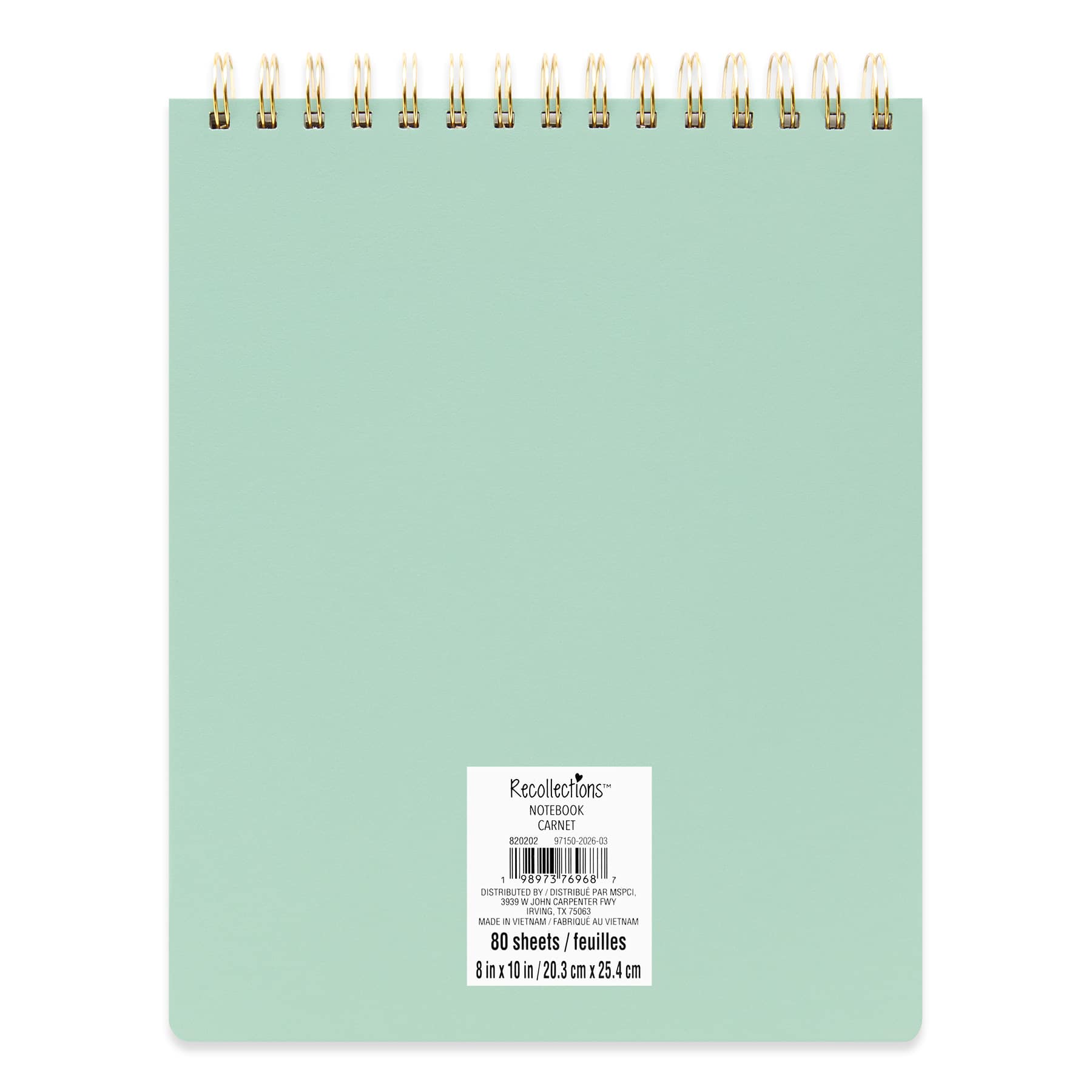 8" x 10" Organized Chaos Top Spiral Lined Notebook by Recollections™