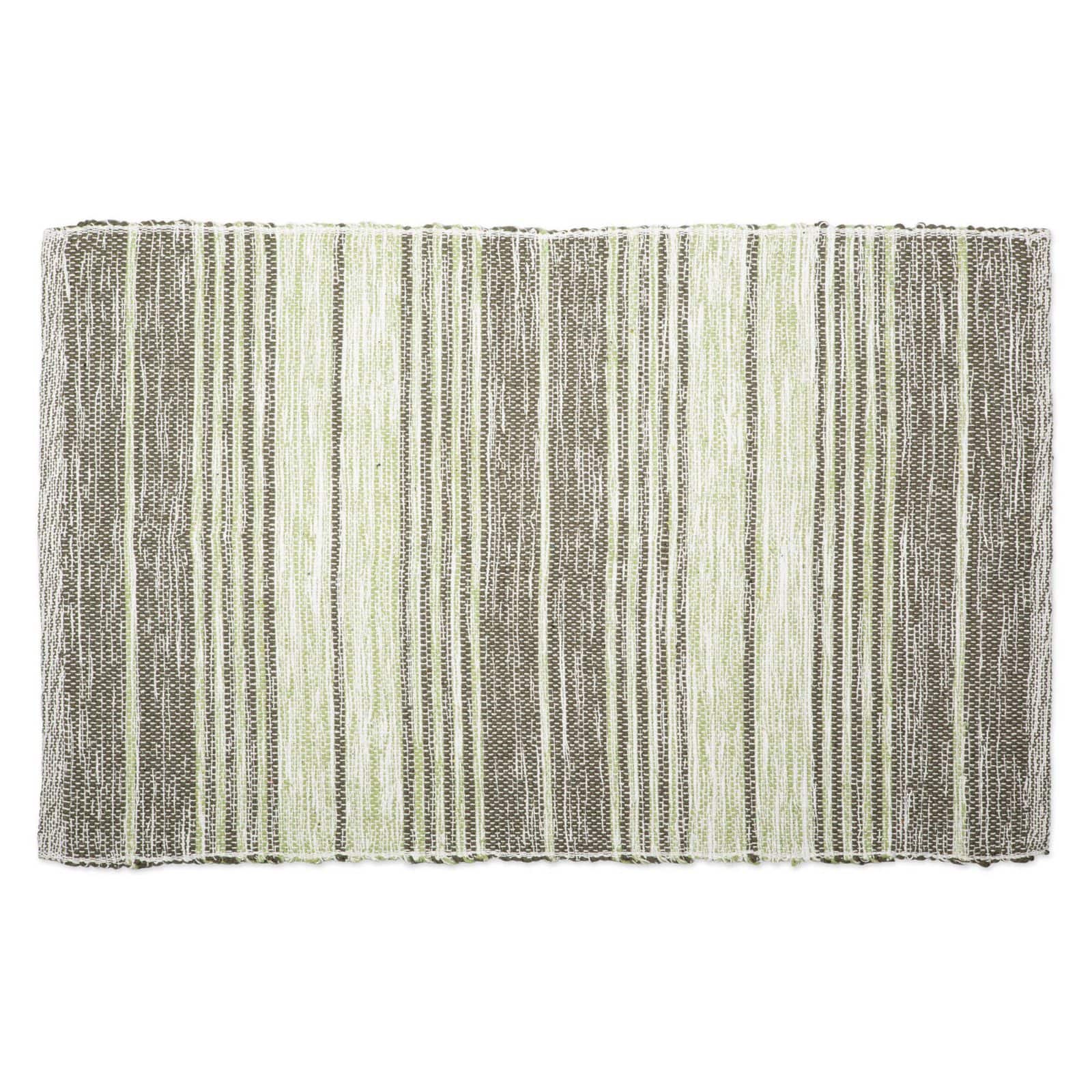 DII® Variegated Artichoke Recycled Yarn Rug, 2ft. x 3ft.