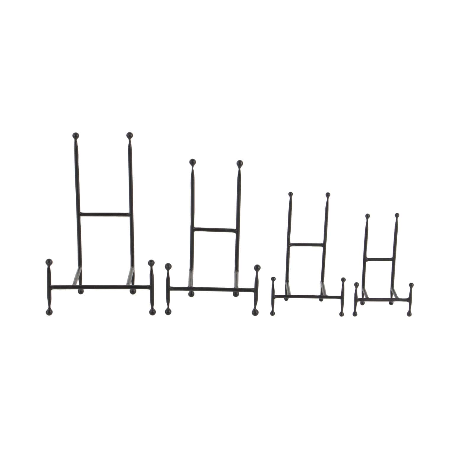 Black Metal Modern Easel Set