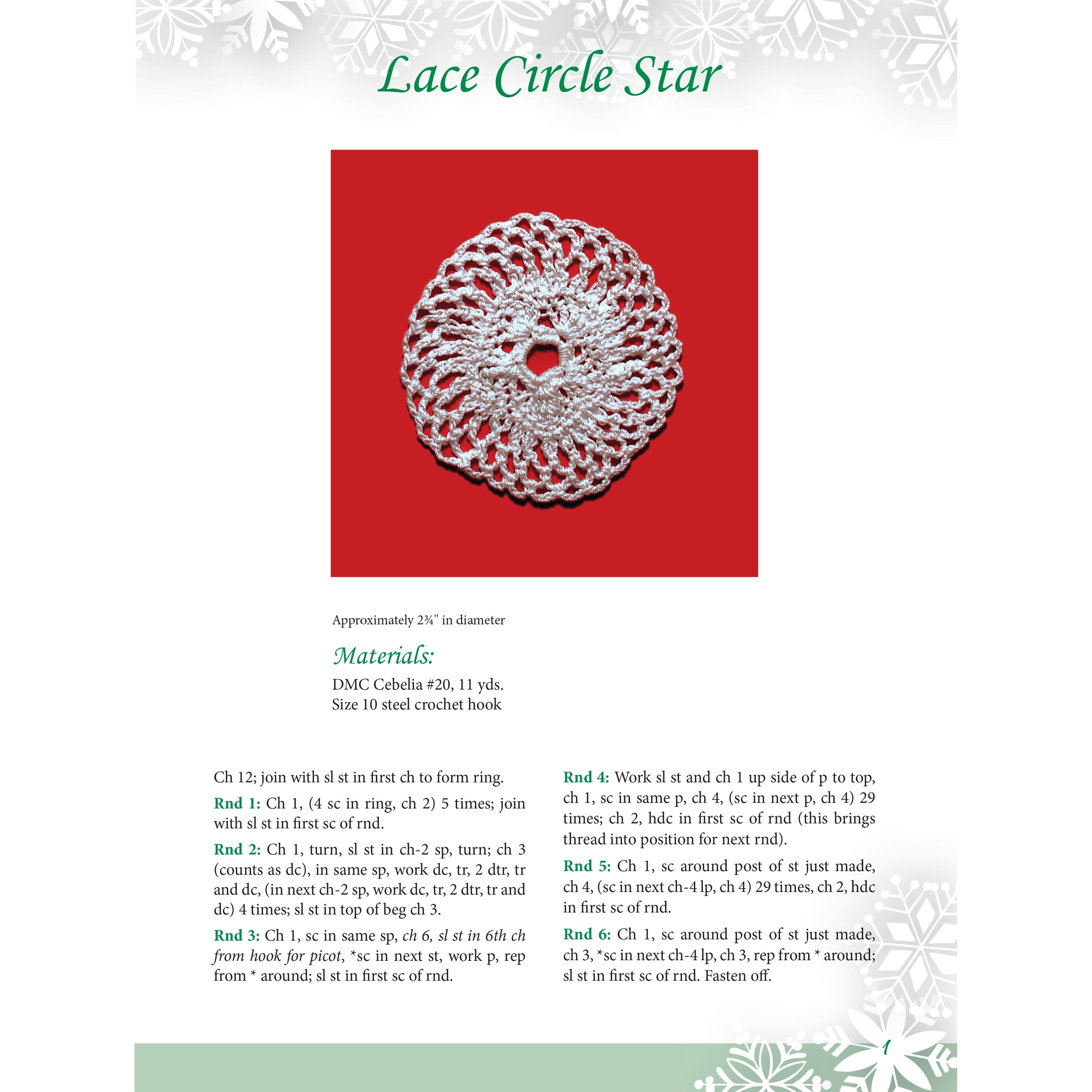 Dover Publications Christmas Ornaments To Crochet
