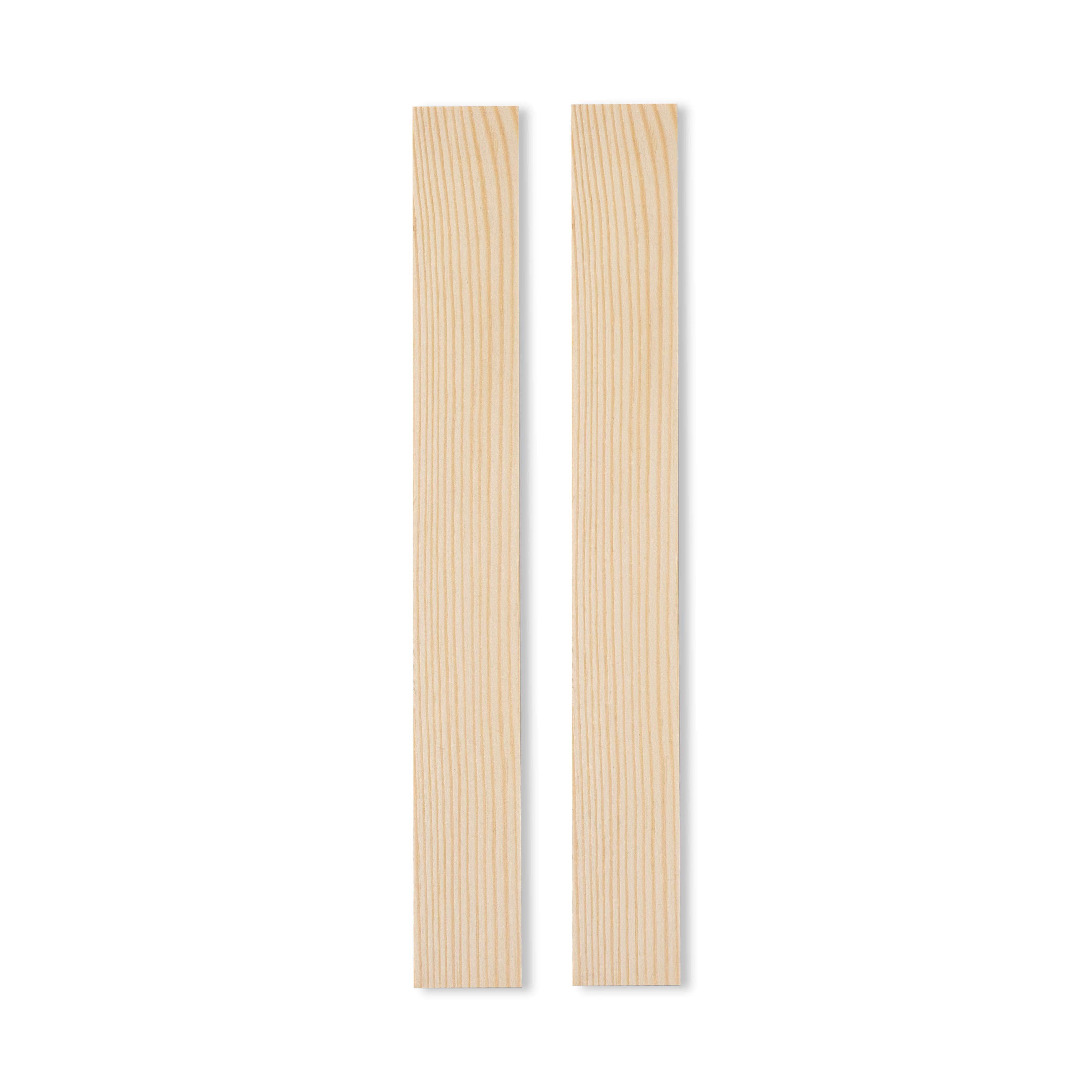12 Packs: 2 ct. (24 total) 12" x 1.5" Clear Pine Craft Wood by Make Market®