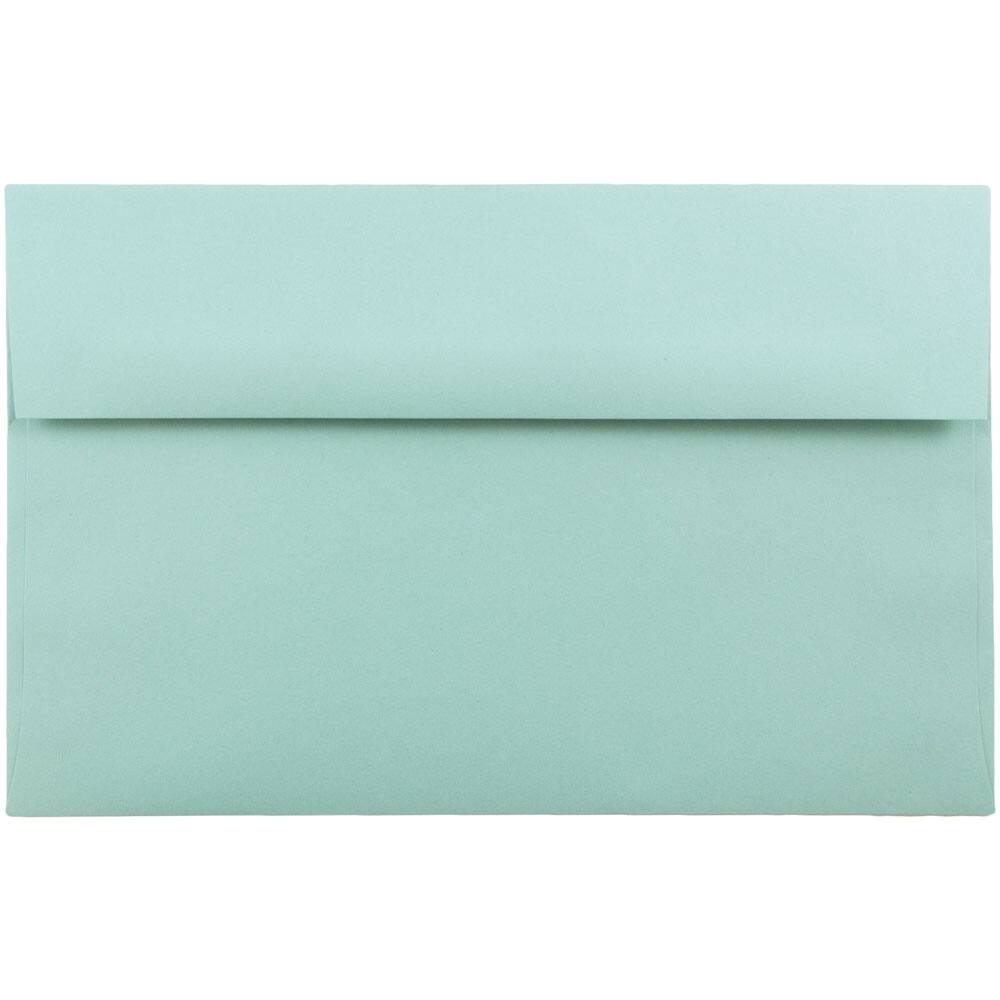 JAM Paper A10 Aqua Blue Invitation Envelopes