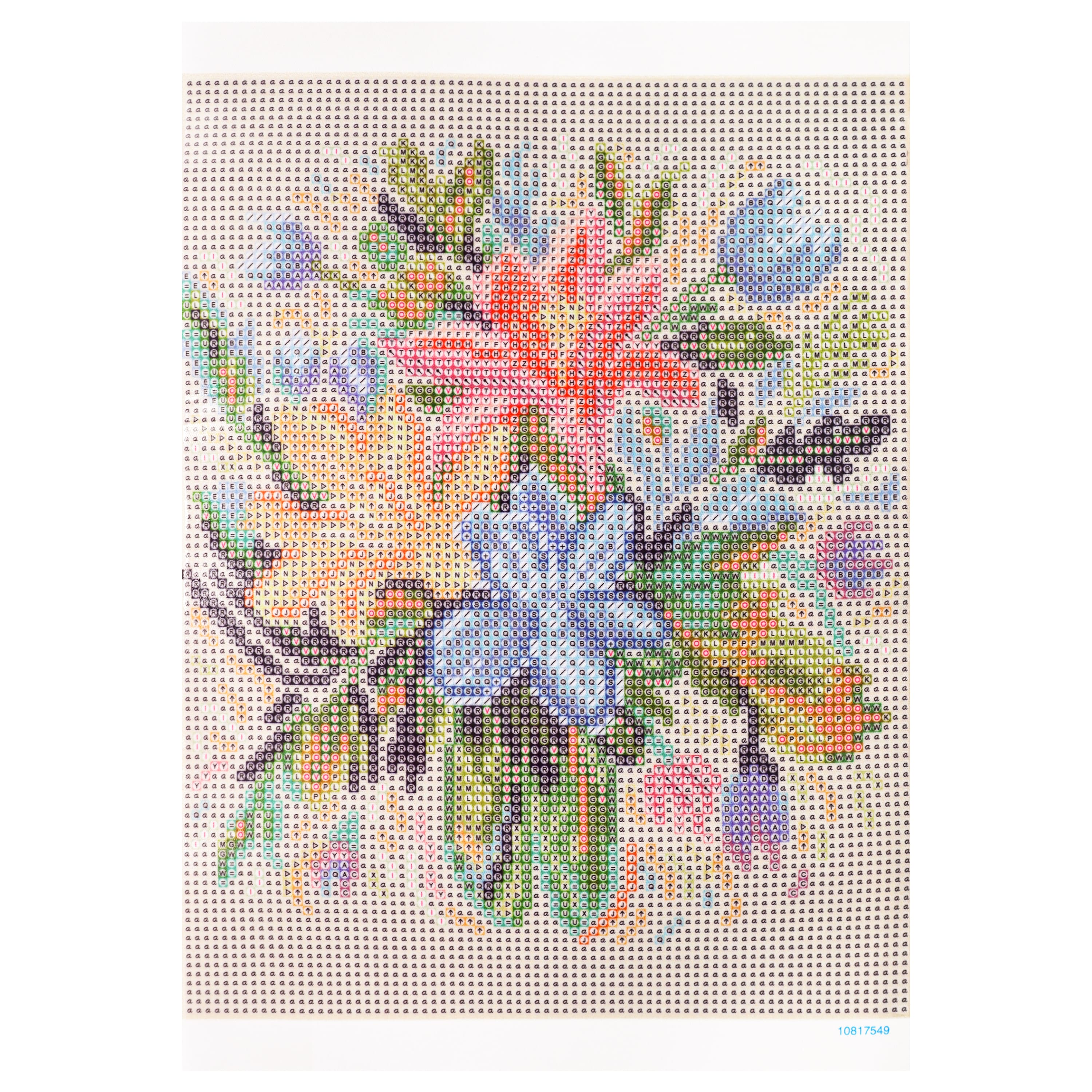 8.5" x 11" Pastel Flowers Diamond Art Kit with Wooden Frame by Make Market®