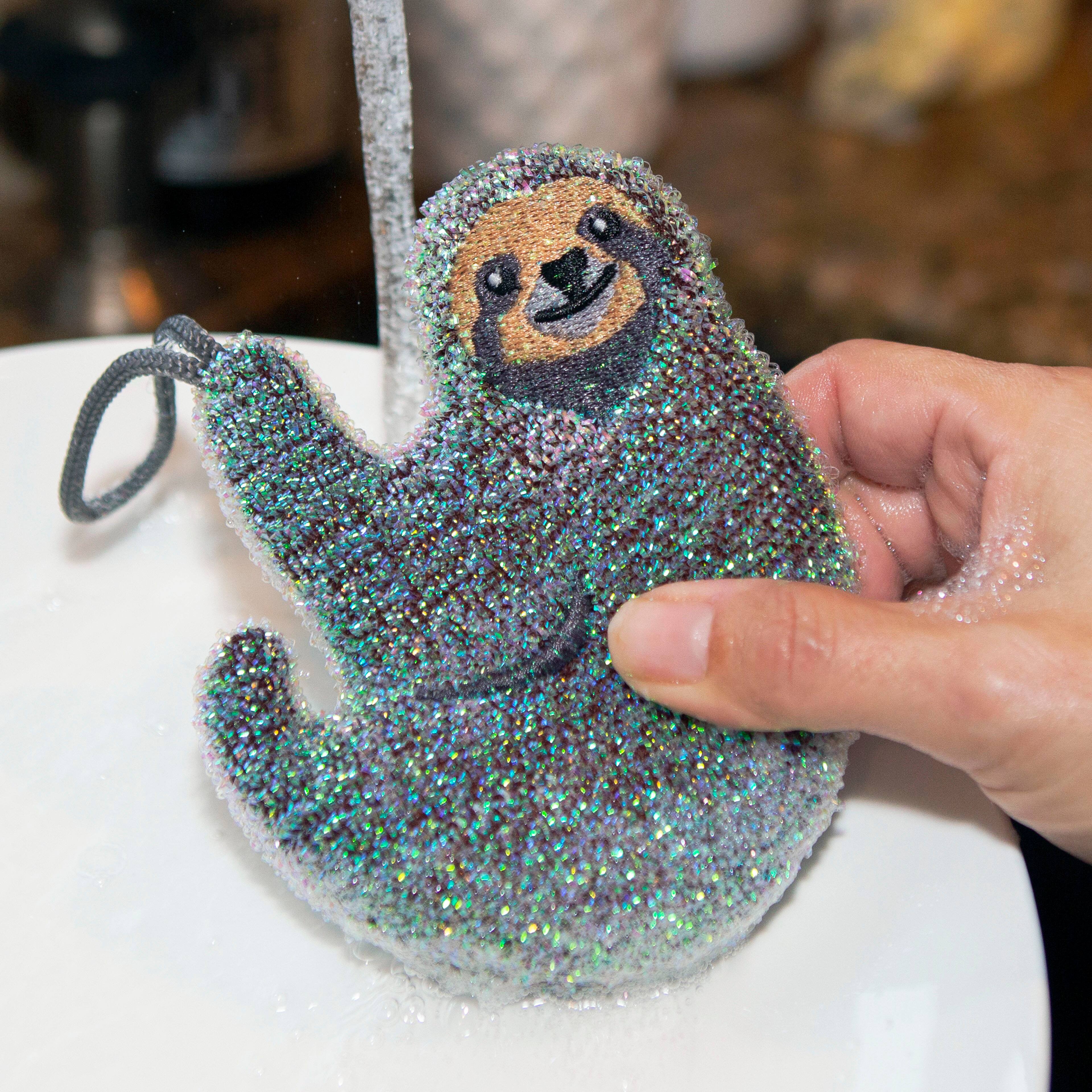 Kikkerland® Sloth Sponges, 3ct.