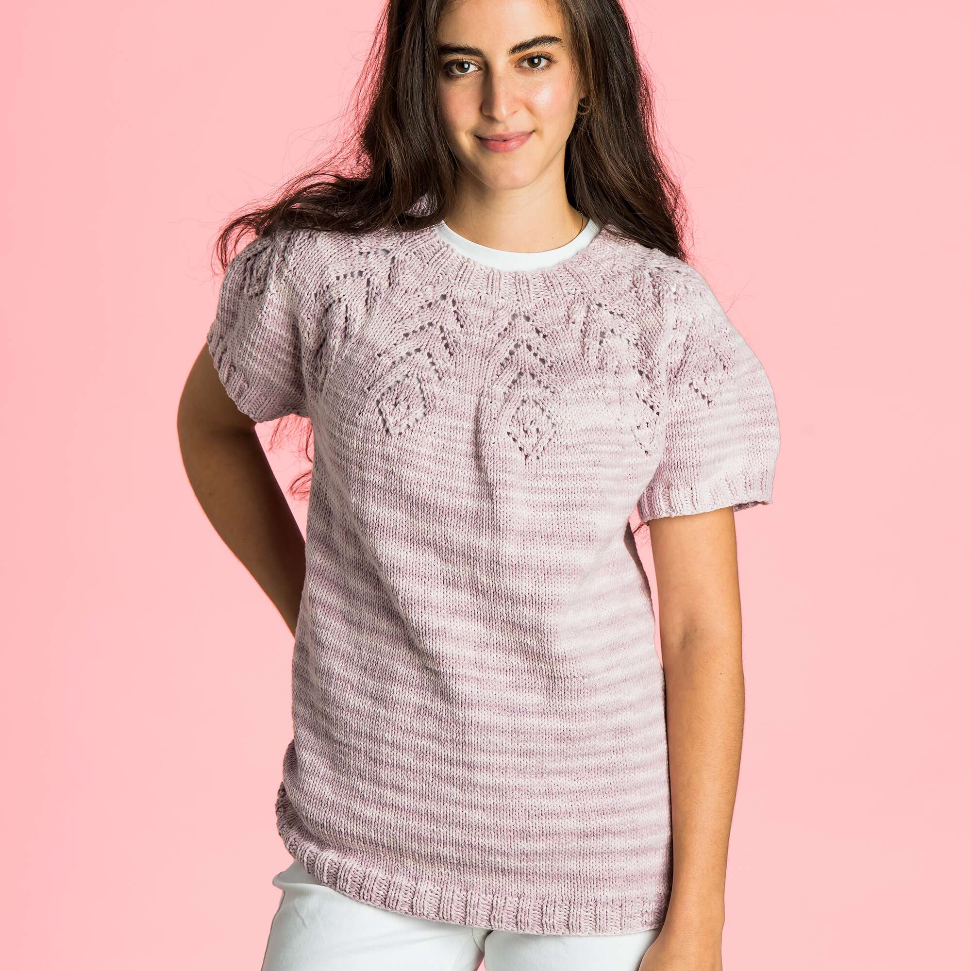 Caron® Cotton Angel Cakes™ Yarn, Elderberry Lilac