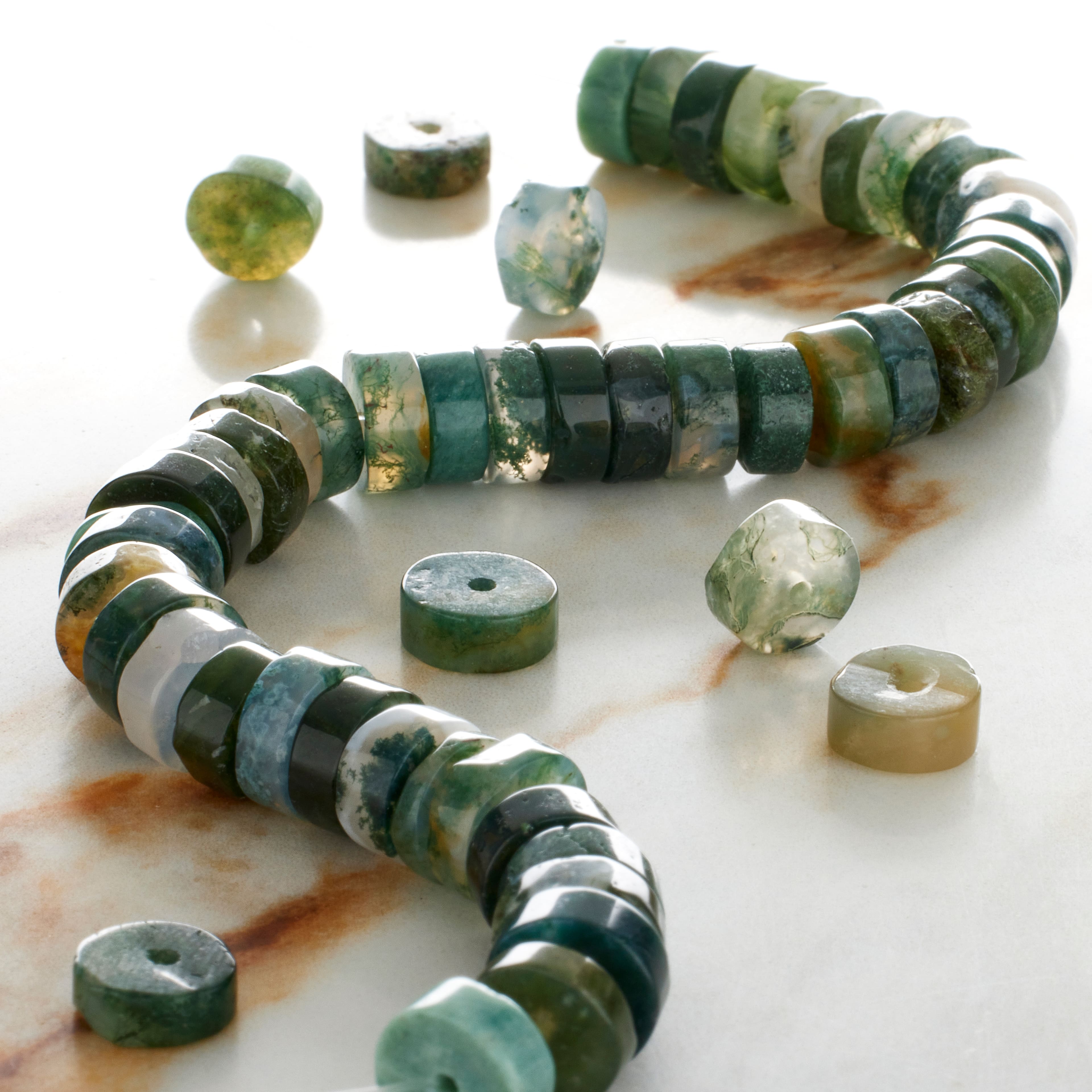 Fancy Jasper Heishi Beads by Bead Landing™