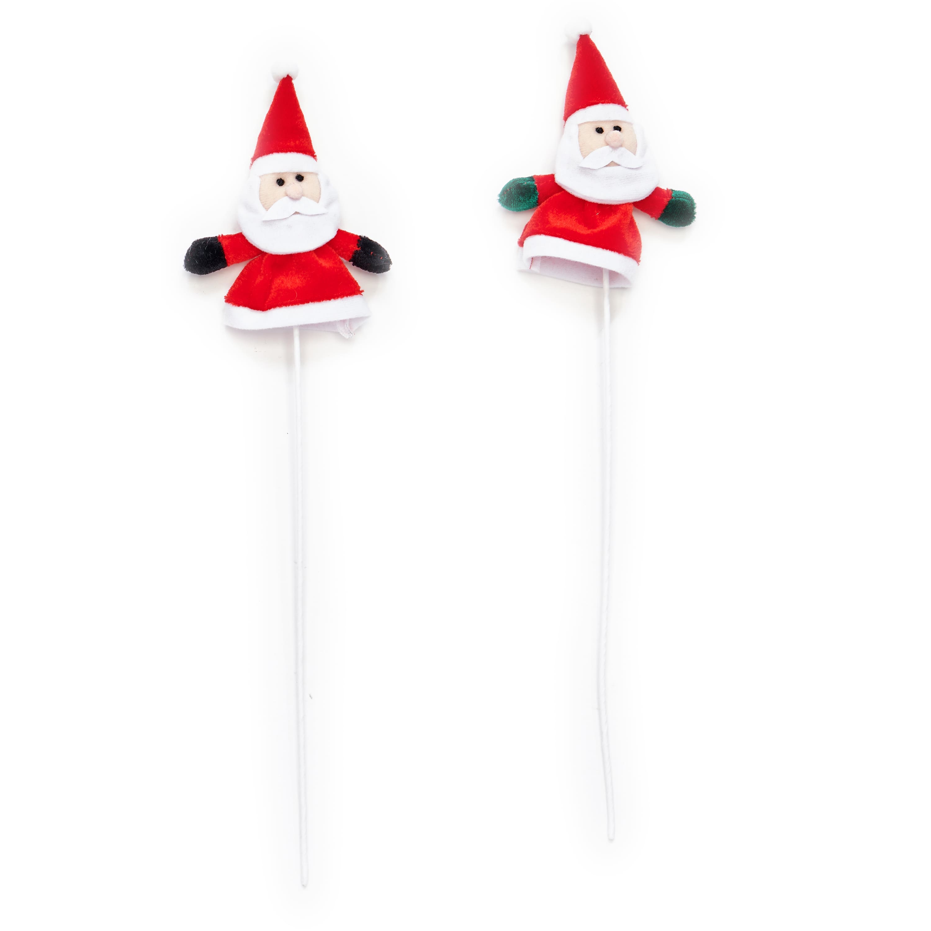 17" Christmas Santa Picks, 6ct.